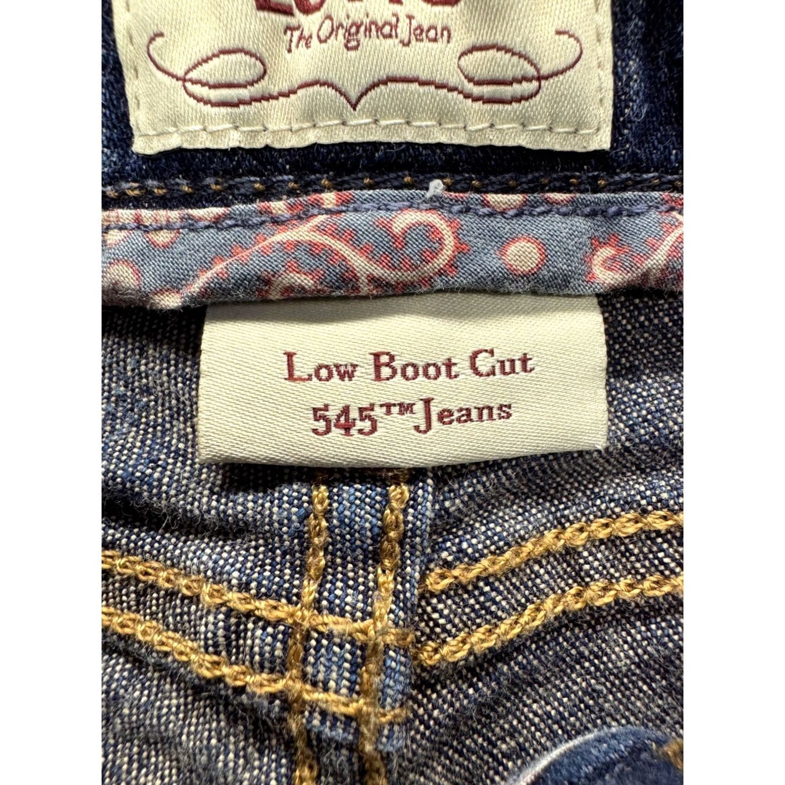 Levi's Levi's 545™ Jeans Dark Wash Denim Size 8 Classic Fit Bootcut Unisex Adults Regular 32" Inseam Mens Womens Boys Girls Size 30" / US 8 / IT 44 - 6 Thumbnail