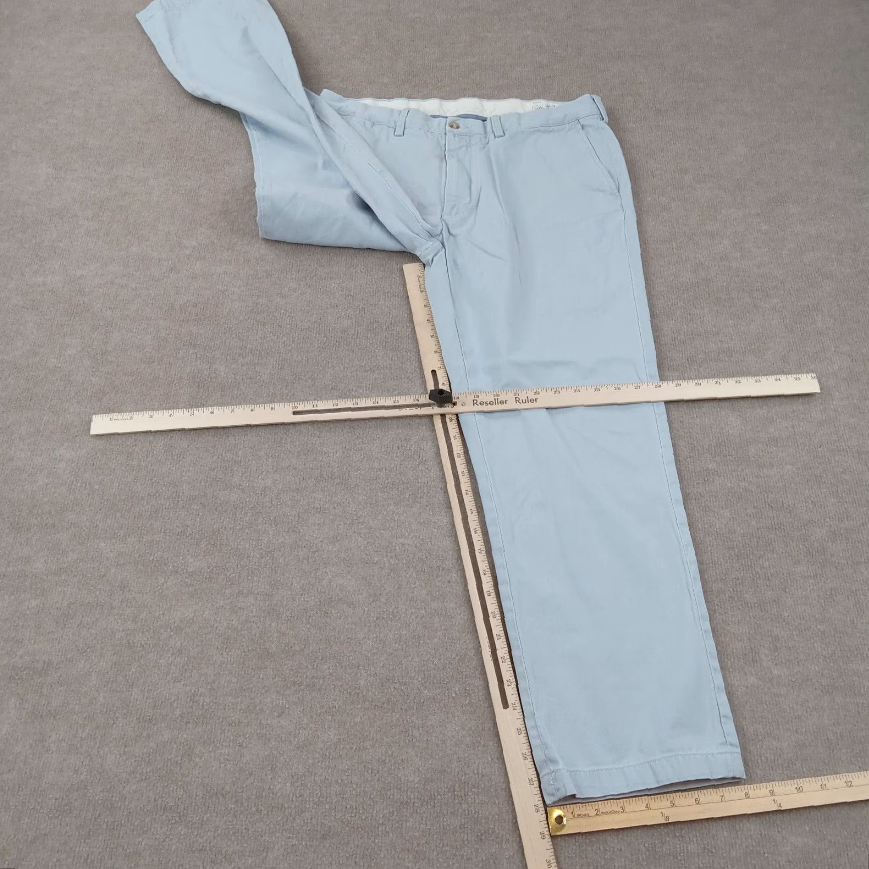Polo Ralph Lauren Polo Ralph Lauren Pants Men 36x30 Blue Chino Classic Fit Straight Size US M / EU 48-50 / 2 - 2 Thumbnail