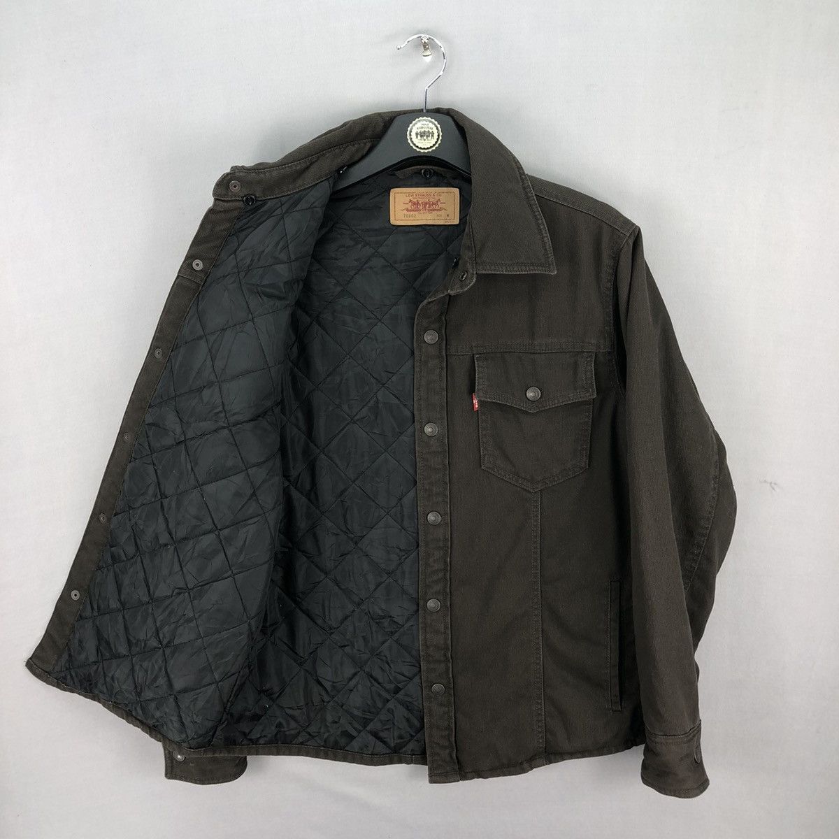 Levi's Vintage Clothing Vintage Y2K Levis Corduroy Jacket Quilted Lining Size US S / EU 44-46 / 1 - 8 Thumbnail