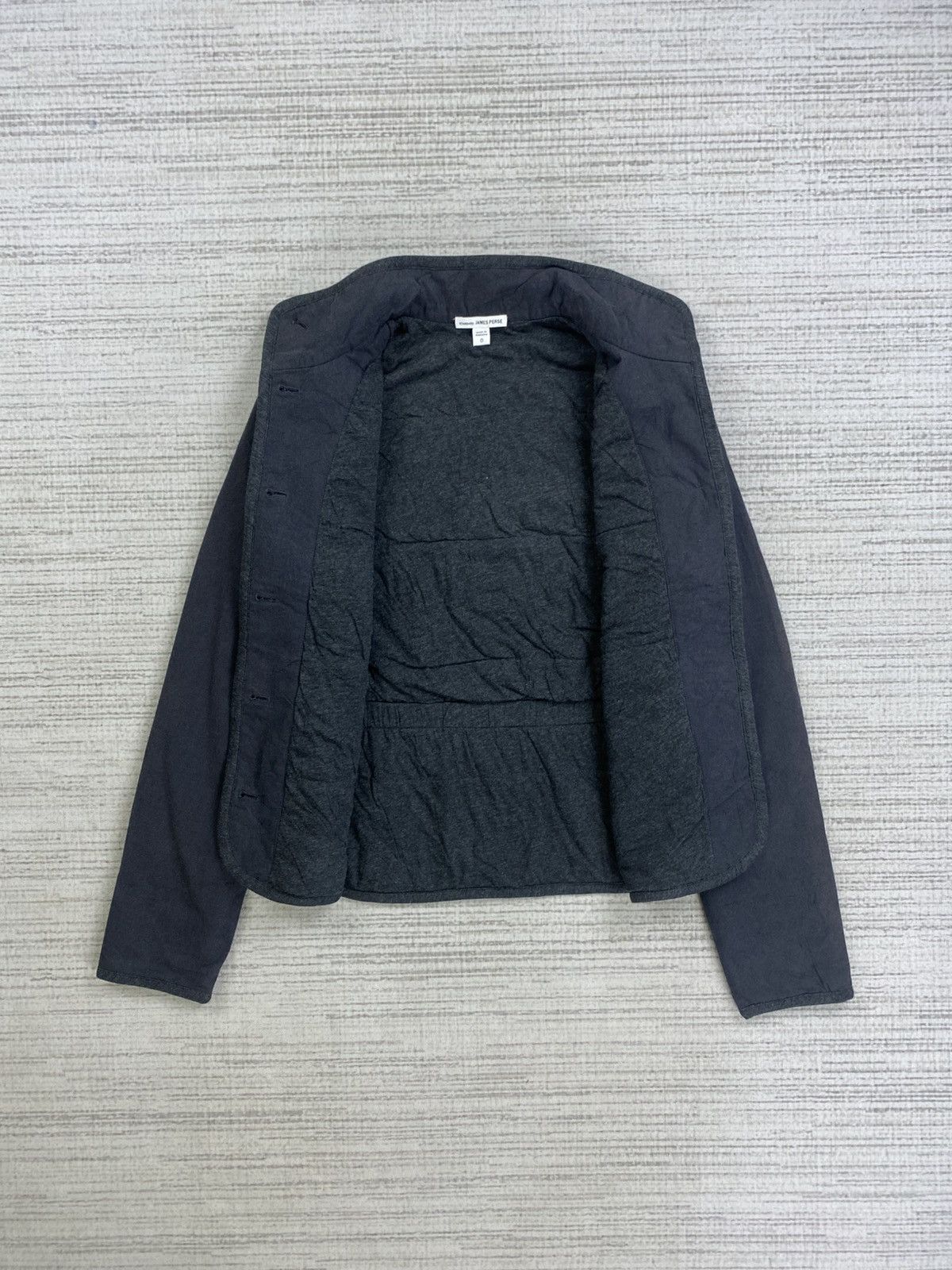 James Perse Vintage James Perse Black Funnel Neck Buttoned Jacket Size US S / EU 44-46 / 1 - 6 Thumbnail