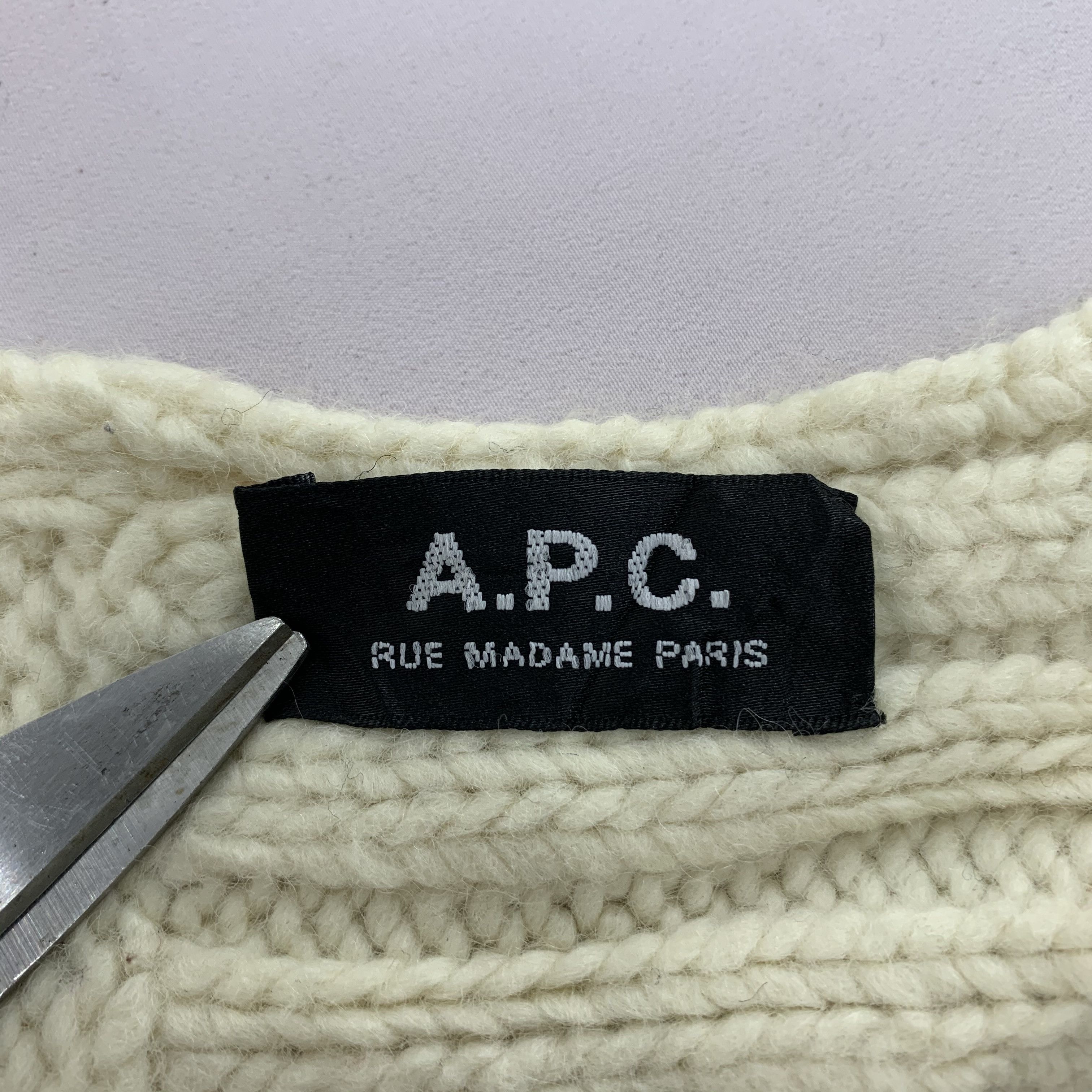 A.P.C. A.P.C. Scarf Wool Muffler Neck Wrap BL4293 Size ONE SIZE - 6 Thumbnail