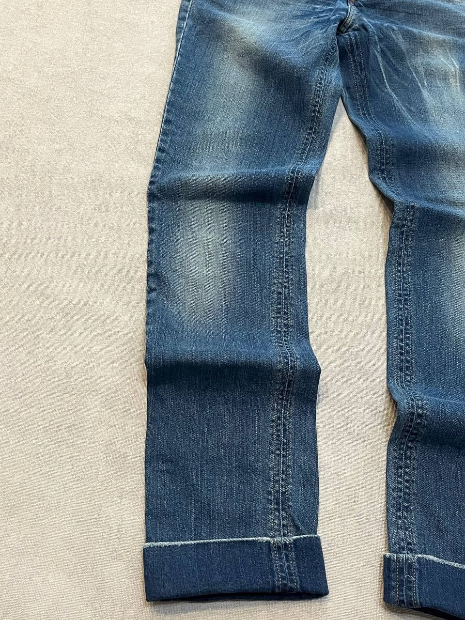 John Galliano John Galliano Jeans Pants Logo Light Blue Straight Mid Rise Size 32" / US 10 / IT 46 - 4 Thumbnail
