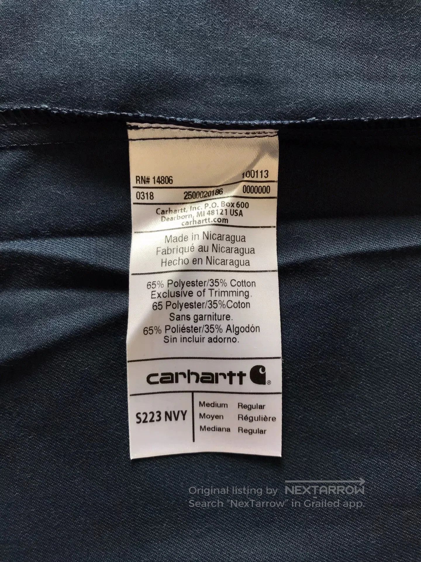 Carhartt Carhartt S223 Original Fit Short. Size US M / EU 48-50 / 2 - 8 Thumbnail