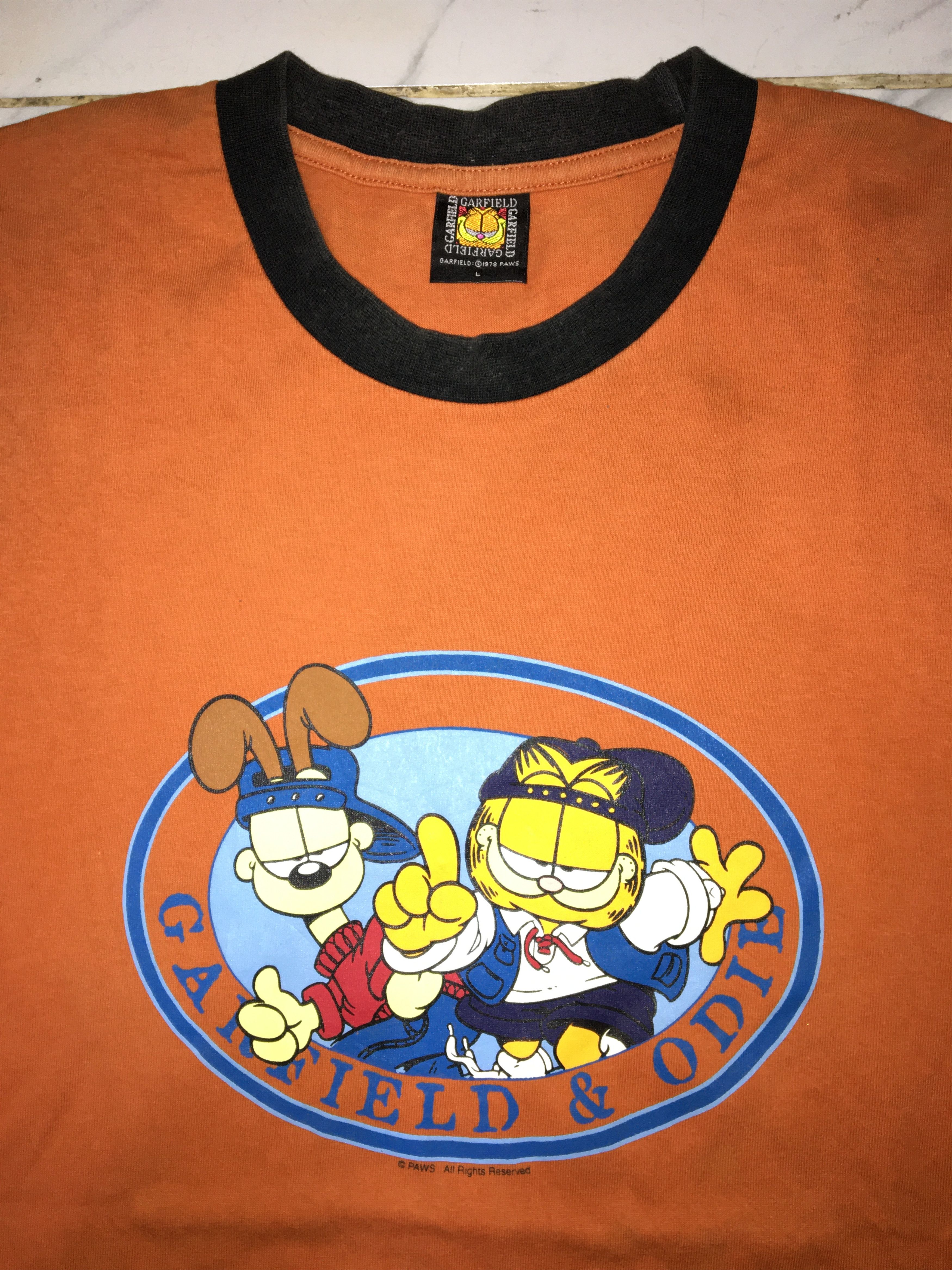 Vintage Vintage GARFIELD PAWS Tshirt Size US L / EU 52-54 / 3 - 2 Thumbnail