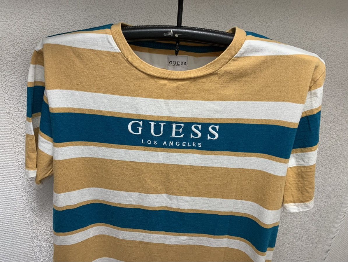 Guess Guess Los Angeles striped t-shirt M sz Size US M / EU 48-50 / 2 - 2 Thumbnail