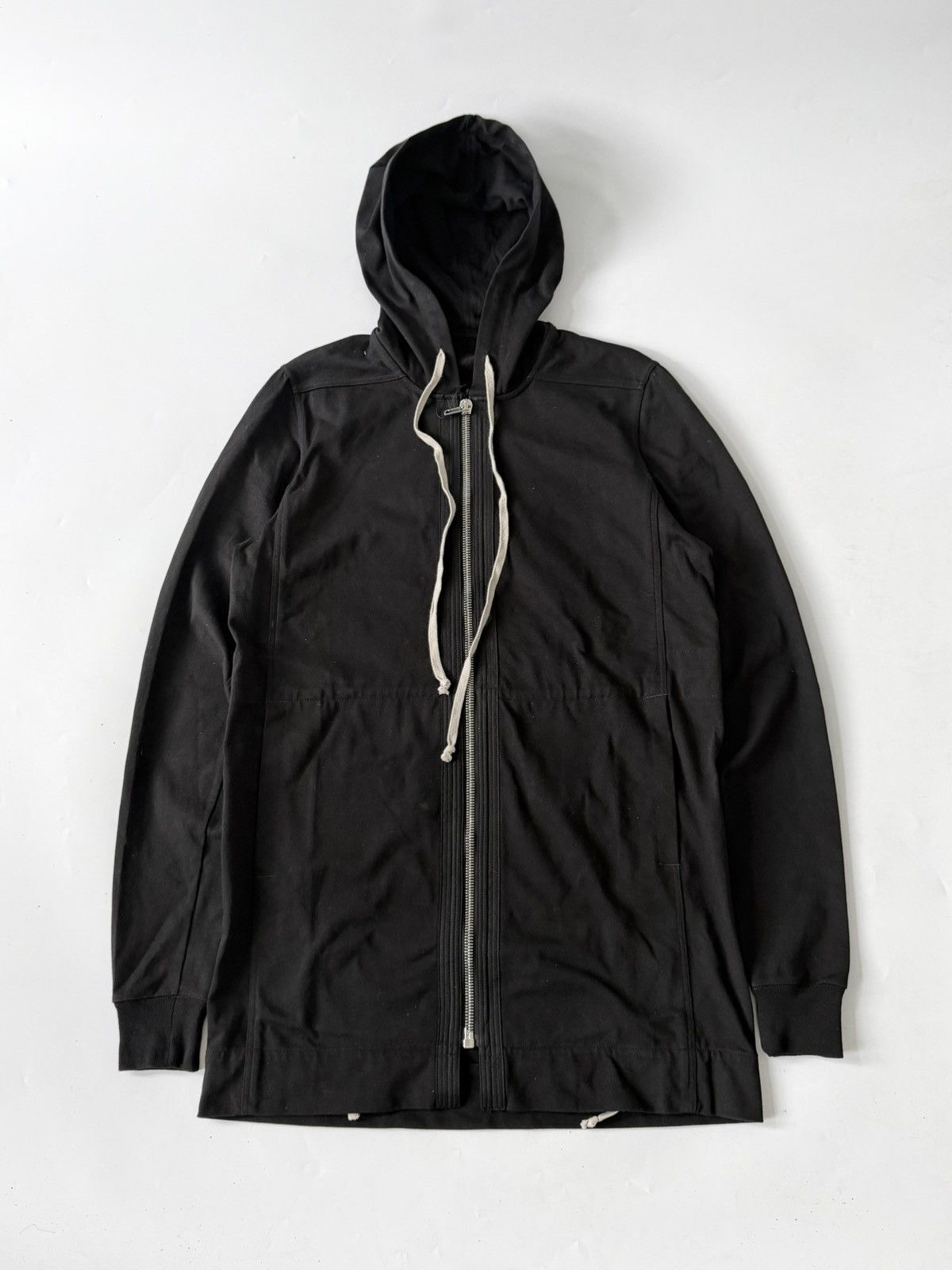 Rick Owens Rick Owens Black Mid-Length Wizard Hoodie Size US XS / EU 42 / 0 - 1 Thumbnail