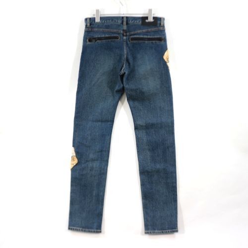 Undercover UNDERCOVER 23AW Hand Beaded Knee Rip Denim Slim 