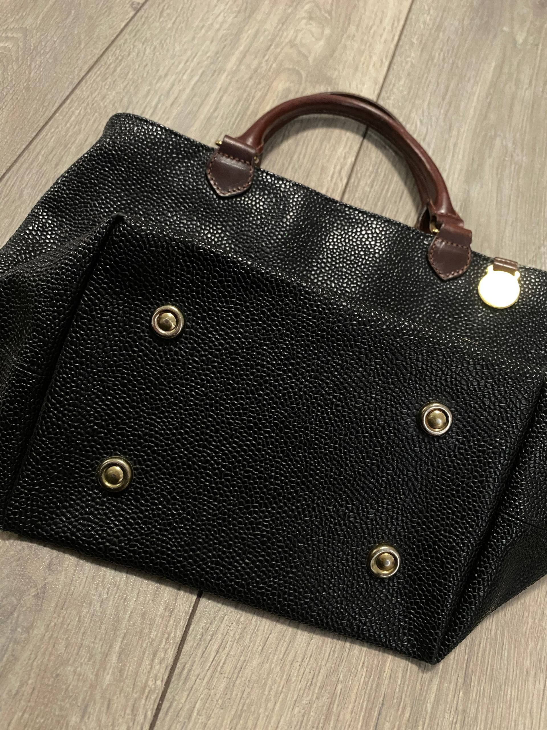 Mulberry Mulberry Handbag Vintage Hellier Classic Scotchgrain Leather Size ONE SIZE - 4 Thumbnail