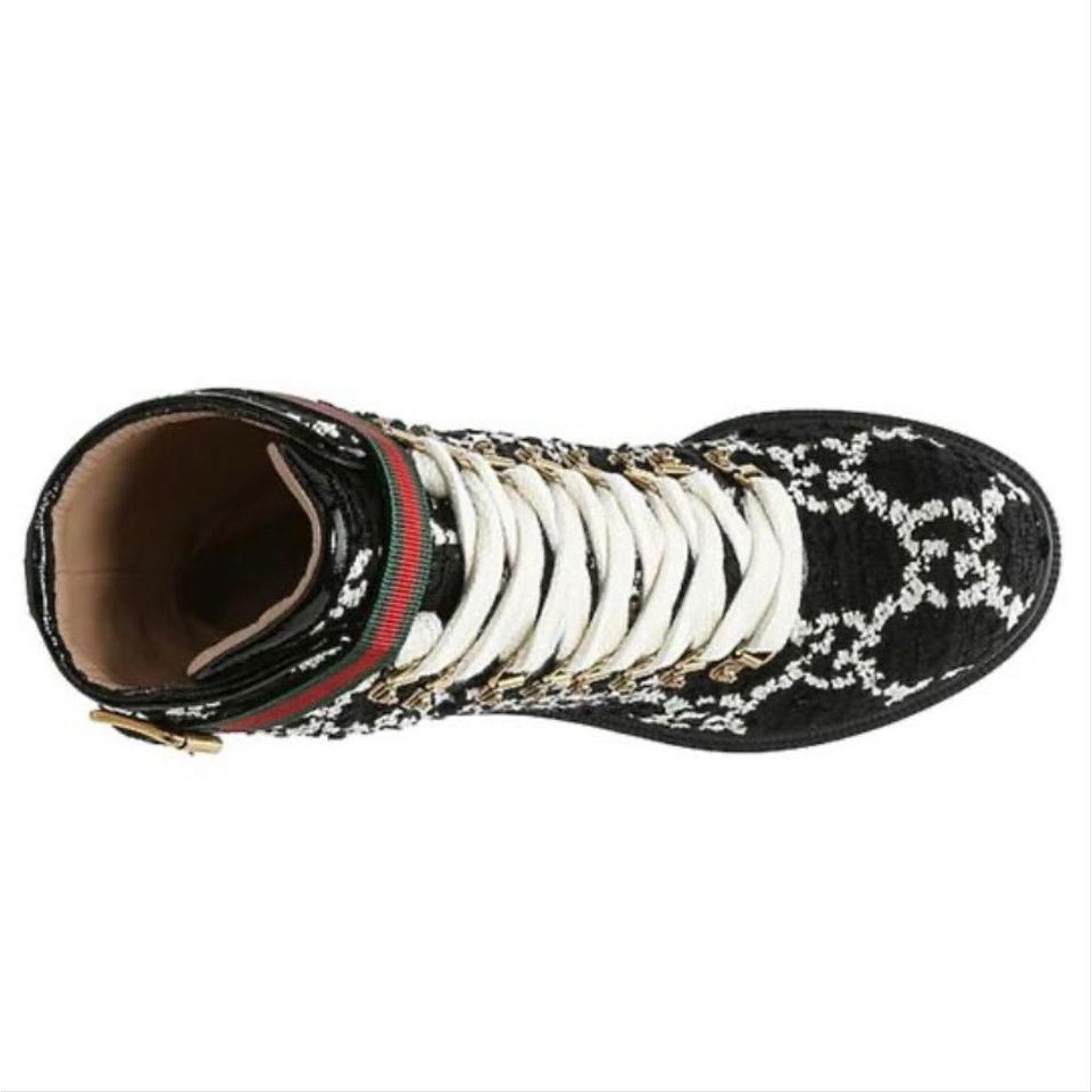 Gucci Trip GG logo wool ankle boots Size US 5.5 / IT 35.5 - 5 Thumbnail