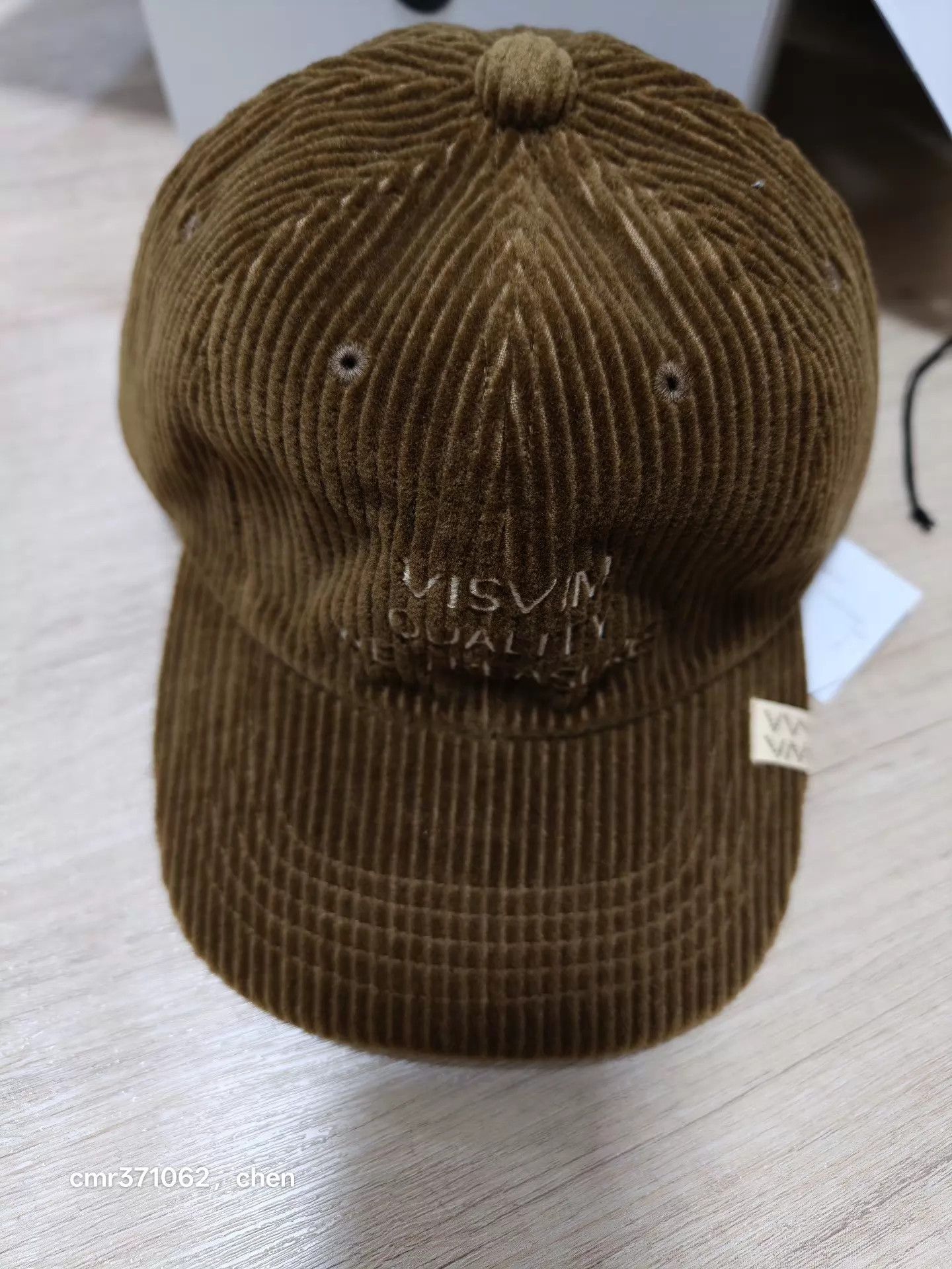 Visvim VISVIM 25AW EXCELSIOR II Wool Cords Cap Black Size ONE SIZE - 4 Thumbnail