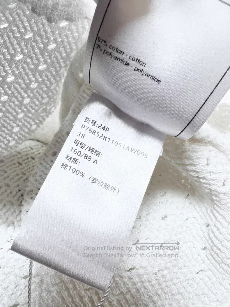 Chanel Chanel Knitted hollow short sleeves Size XS / US 0-2 / IT 36-38 - 7 Thumbnail