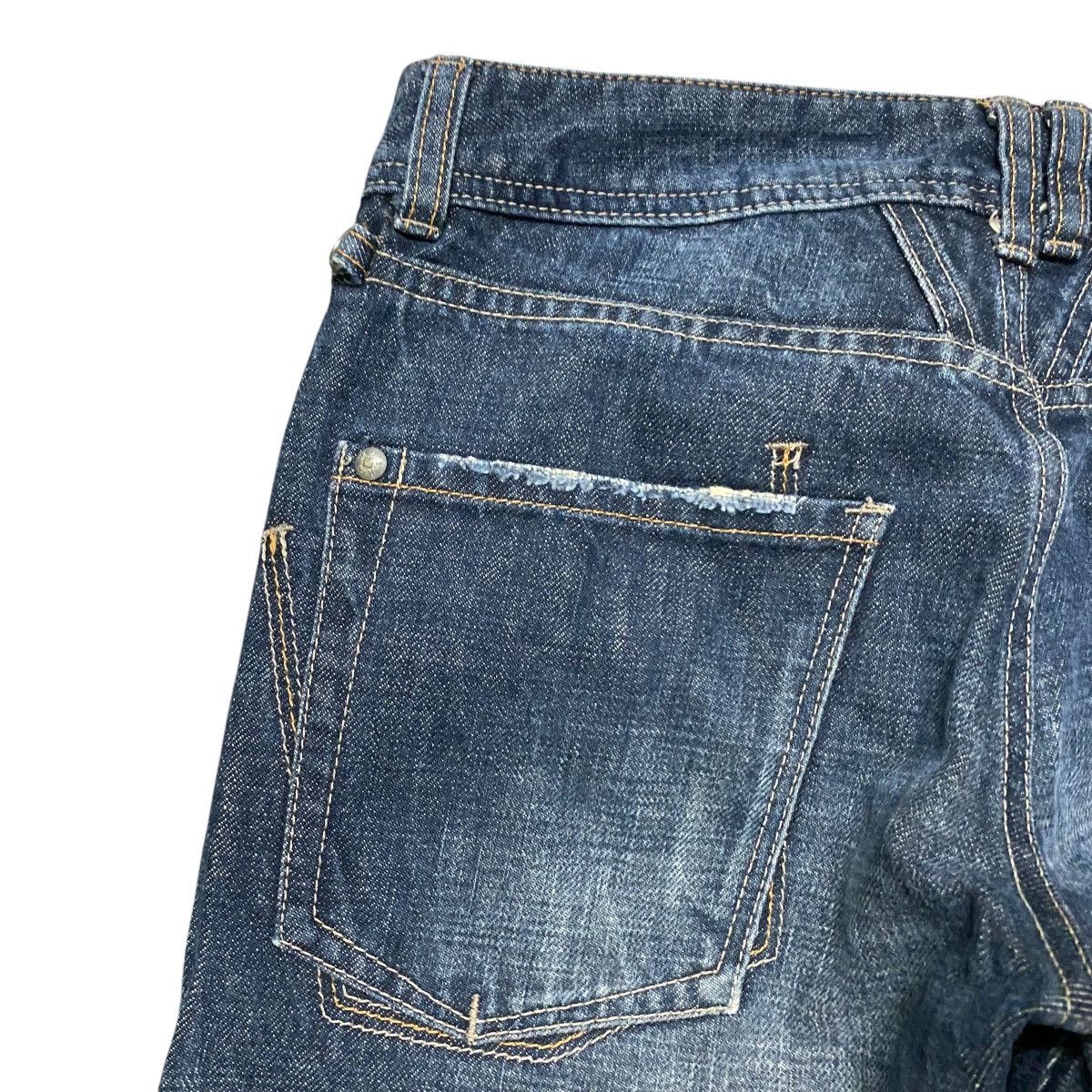 Marithe + Francois Girbaud Marithe Francois Girbaud Denim Flare Jeans Size 28" / US 6 / IT 42 - 11 Thumbnail