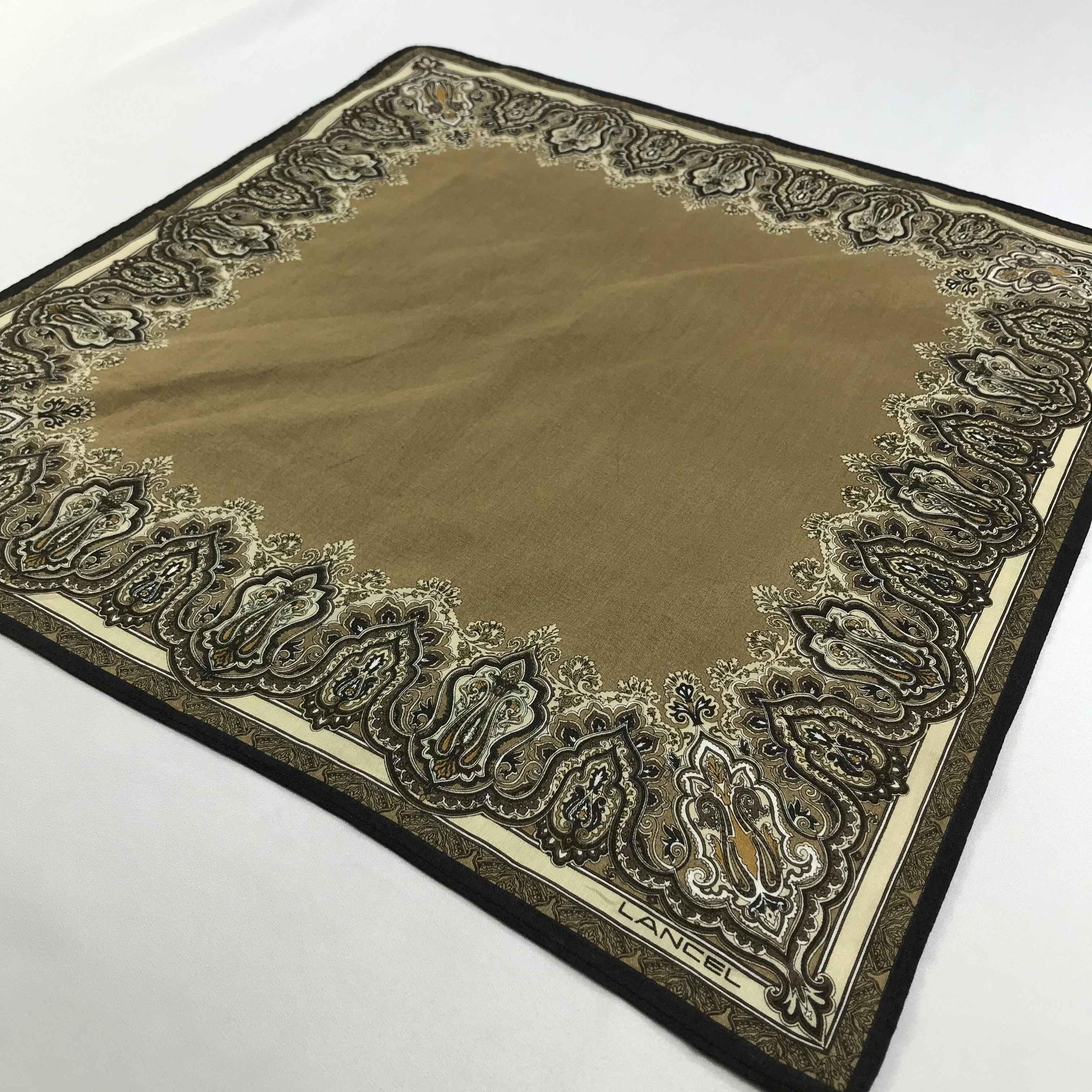 Lancel × Vintage Lancel Bandana / Handkerchief / Neckerchief - S2575 Size ONE SIZE - 2 Thumbnail