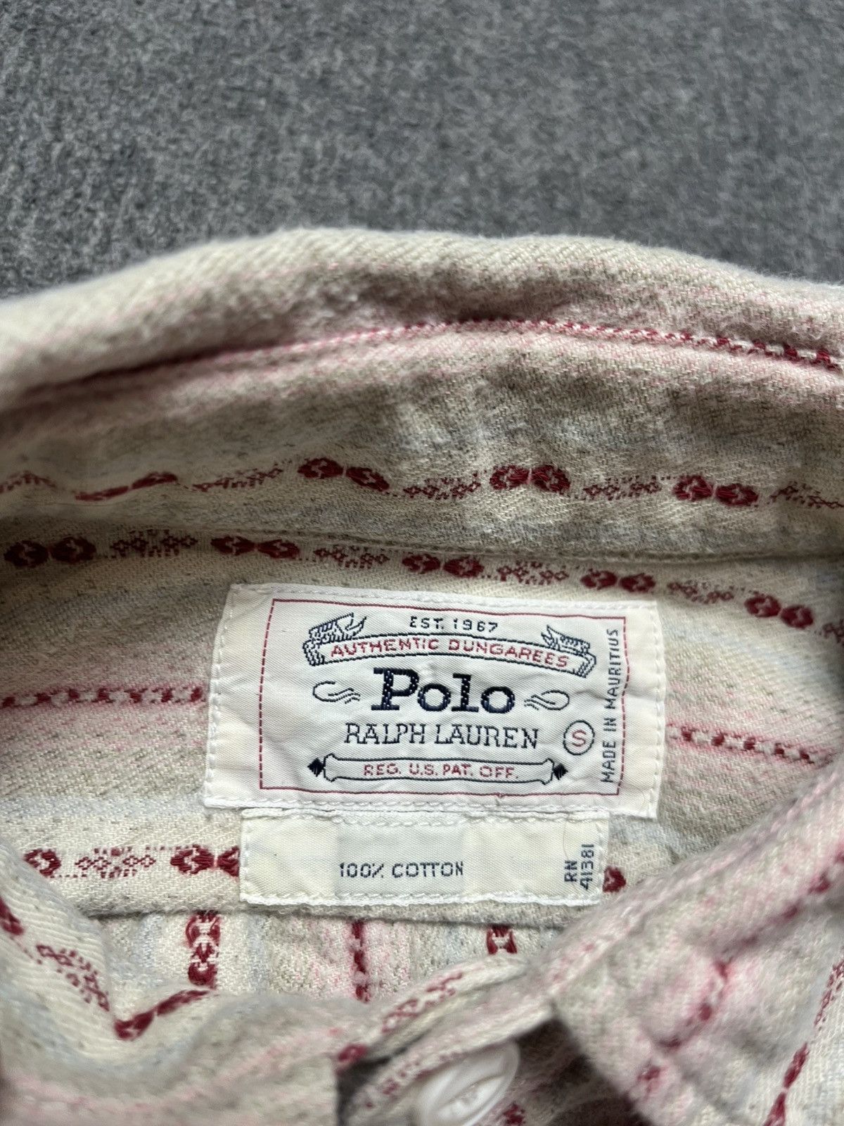 Polo Ralph Lauren × Vintage Vintage polo Ralph Lauren printed shirt Size US M / EU 48-50 / 2 - 4 Thumbnail