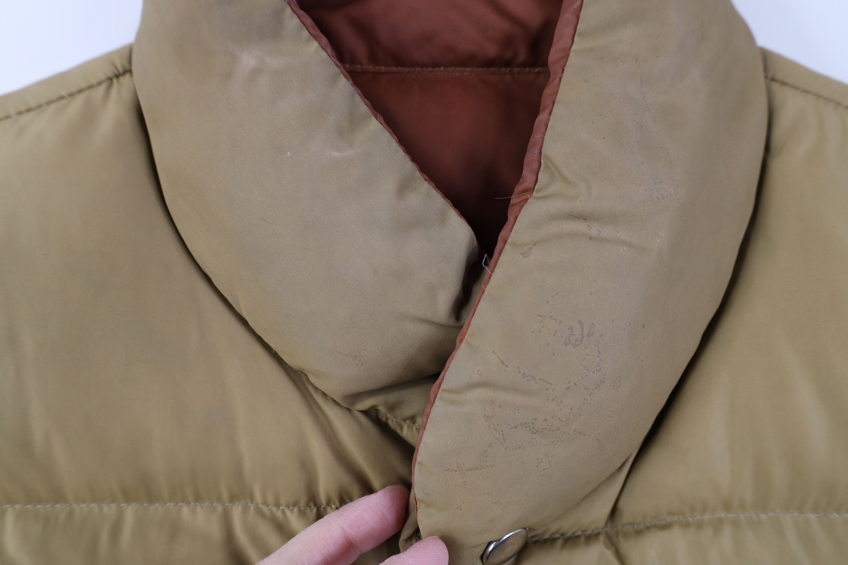 Vintage Vintage 70s Streetwear Reversible Duck Puffer Vest Jacket Size US L / EU 52-54 / 3 - 8 Thumbnail