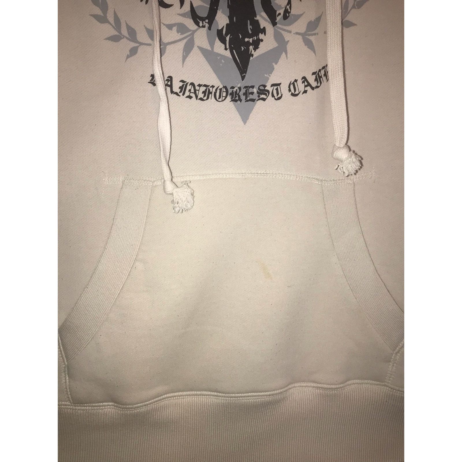 Rainforest RAINFOREST CAFE Hoodie Sweatshirt Men’s Medium White ?Gray Size US M / EU 48-50 / 2 - 4 Thumbnail