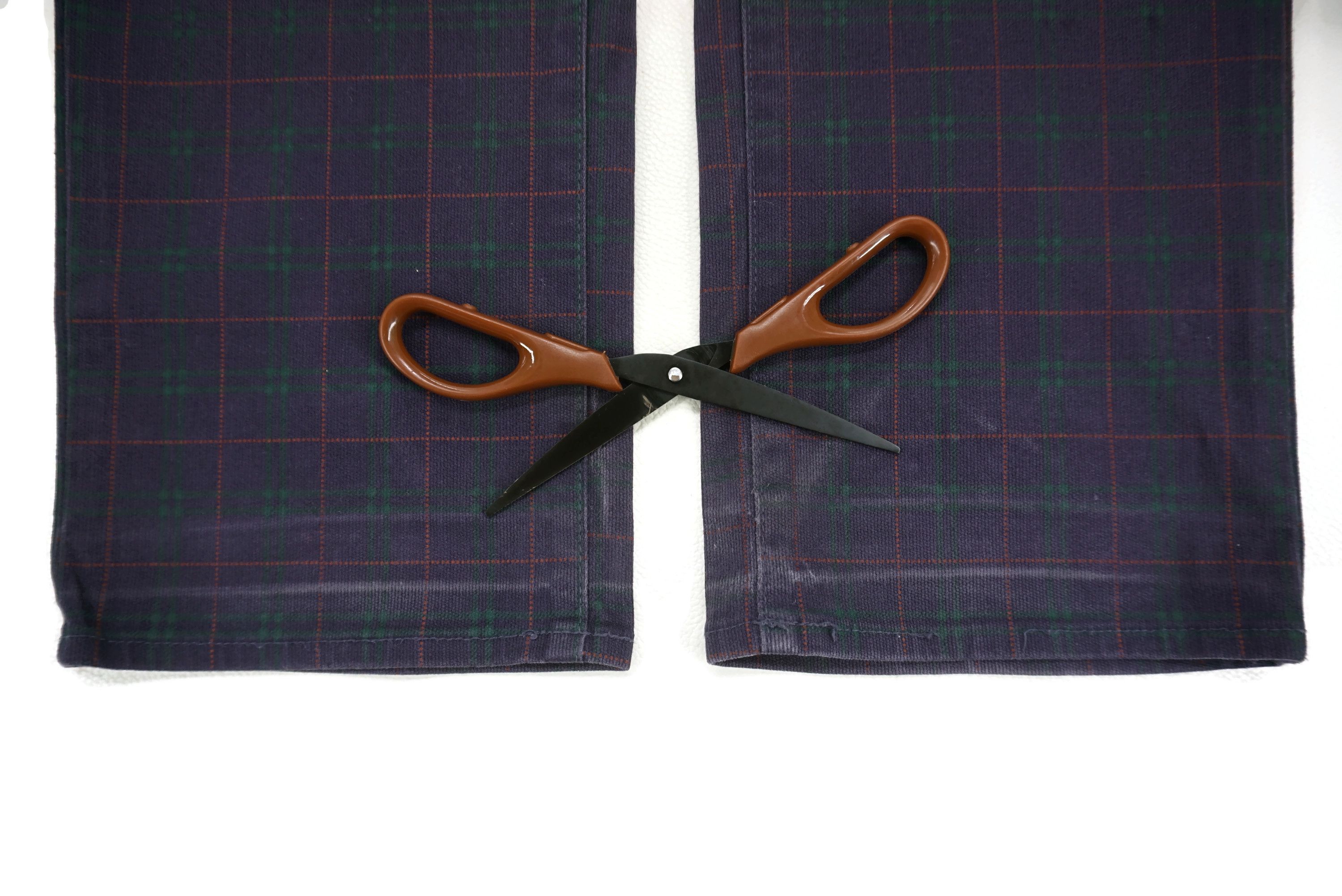 Japanese Brand Domingo Jeans fit W27xL32 Tartan Denim Made in Japan Size 27" / US 4 / IT 40 - 9 Thumbnail