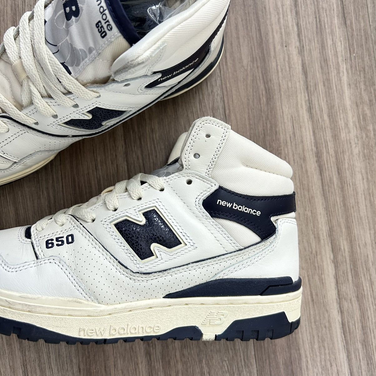 Aime Leon Dore × New Balance 2021 New Balance Aime Leon Dore ‘Navy White’ 650R sz 8M Size US 8 / EU 41 - 2 Thumbnail