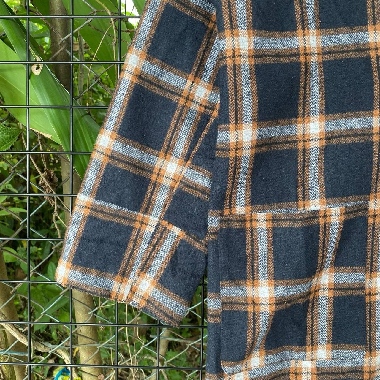 Japanese Brand Vtg Japan Checkered Board Long Coat Free Size Size US L / EU 52-54 / 3 - 5 Thumbnail