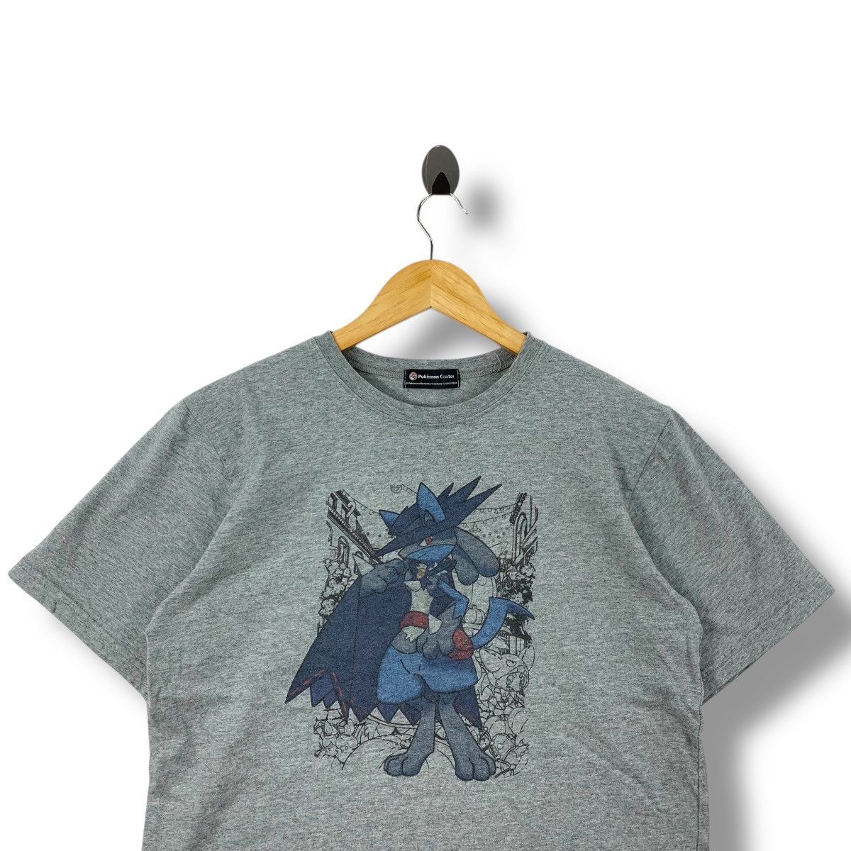 Pokemon Vintage POKEMON CENTER Lucario Cartoon Graphic Tee Shirt Size US M / EU 48-50 / 2 - 2 Thumbnail