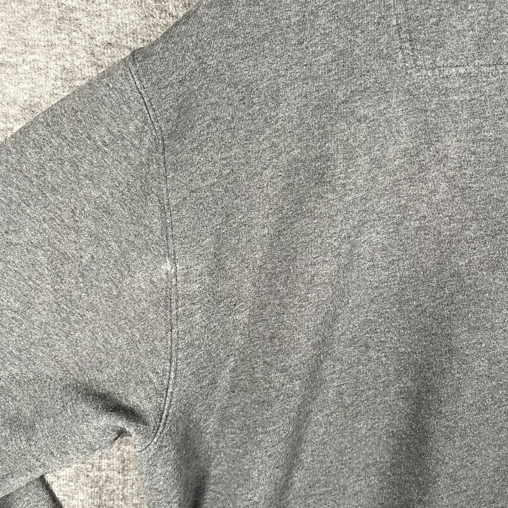 Vintage L.L. Bean Sweatshirt Mens M Gray 1/4 Zip Mock Neck Fleece Pullover Tagless Knit Rib-knit Cuffs Classic Fit Size US M / EU 48-50 / 2 - 5 Thumbnail