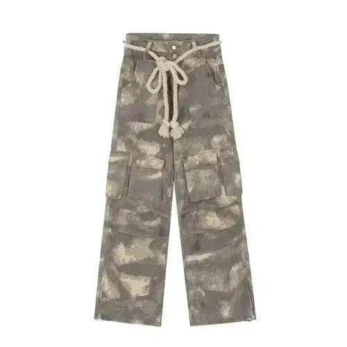 Vintage custom flare baggy cargo pants Size US 31 - 2 Thumbnail