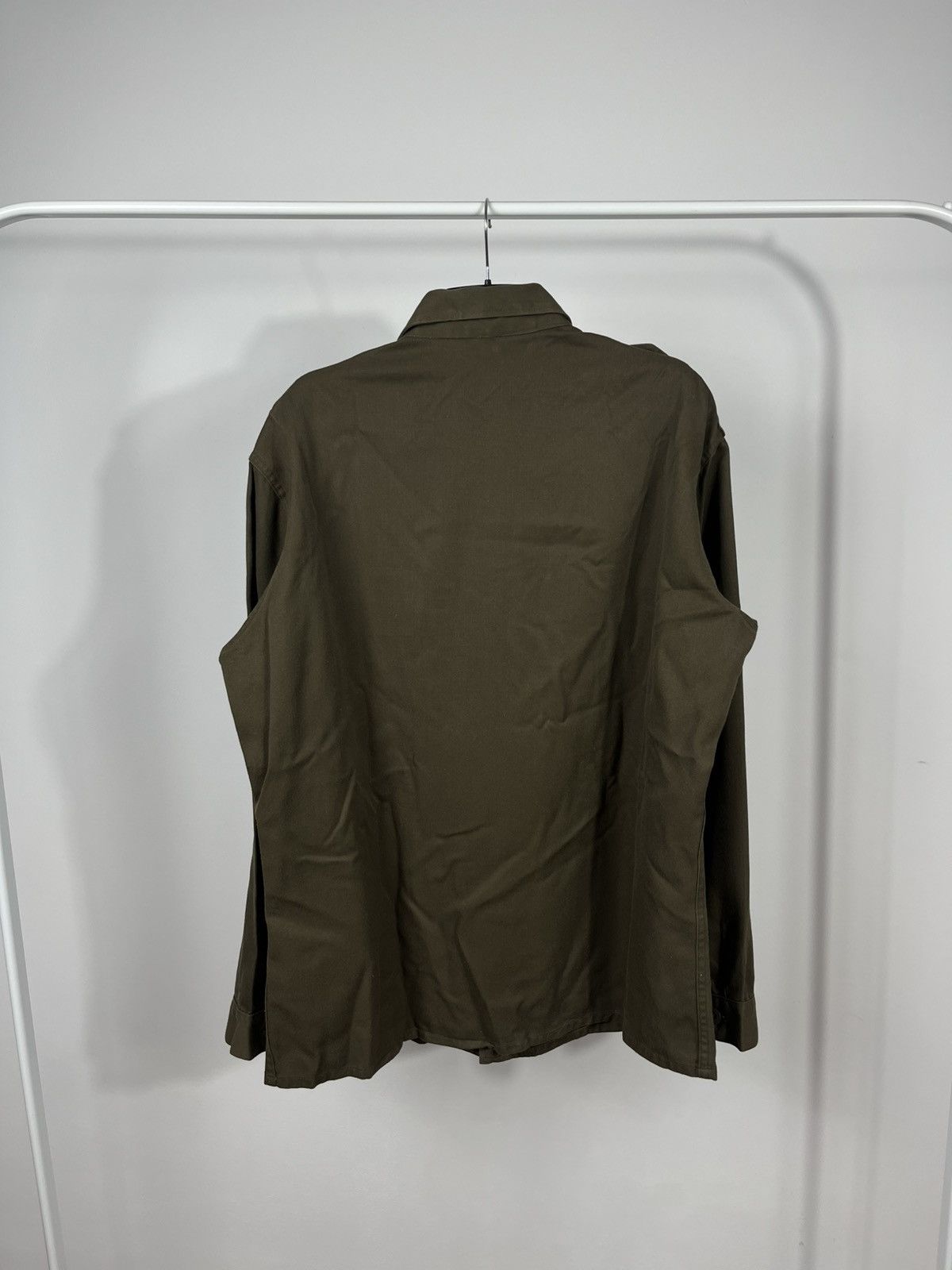 Other Austrian Army Olive Green Military Shirt with Epaulettes Size US XL / EU 56 / 4 - 10 Thumbnail