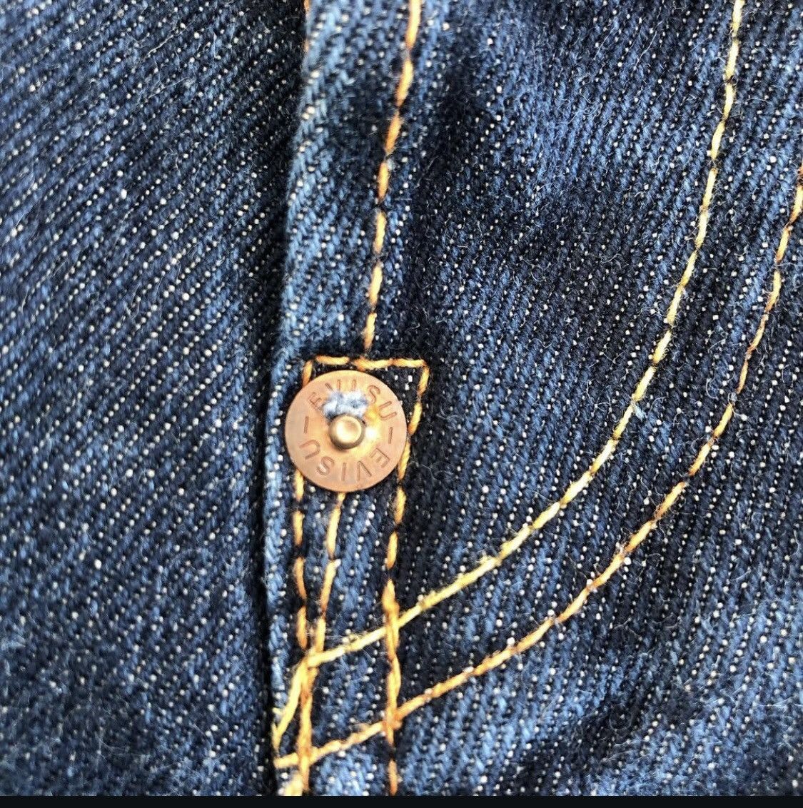 Japanese Brand Evisu selvegde denim Size US 31 - 5 Thumbnail