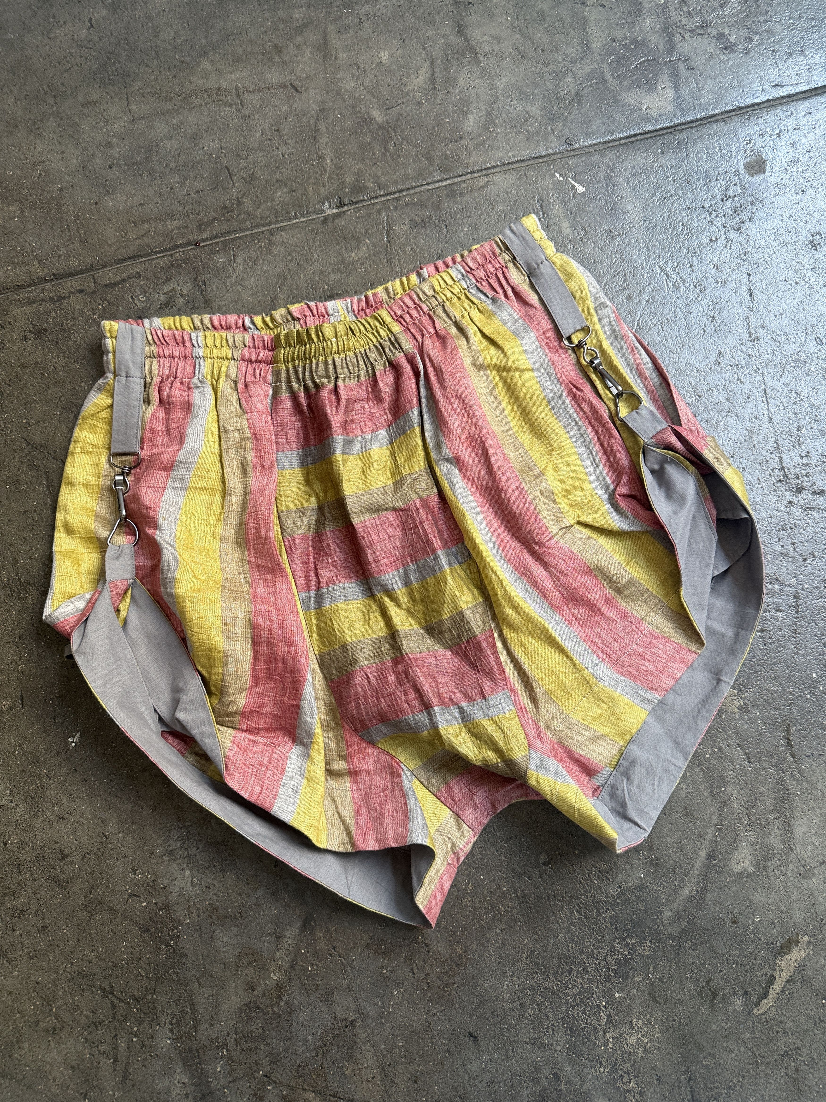 Vivienne Westwood 1/1 2012 Sample Anglomania Linen Sample Combination Shorts Size 28" / US 6 / IT 42 - 5 Thumbnail