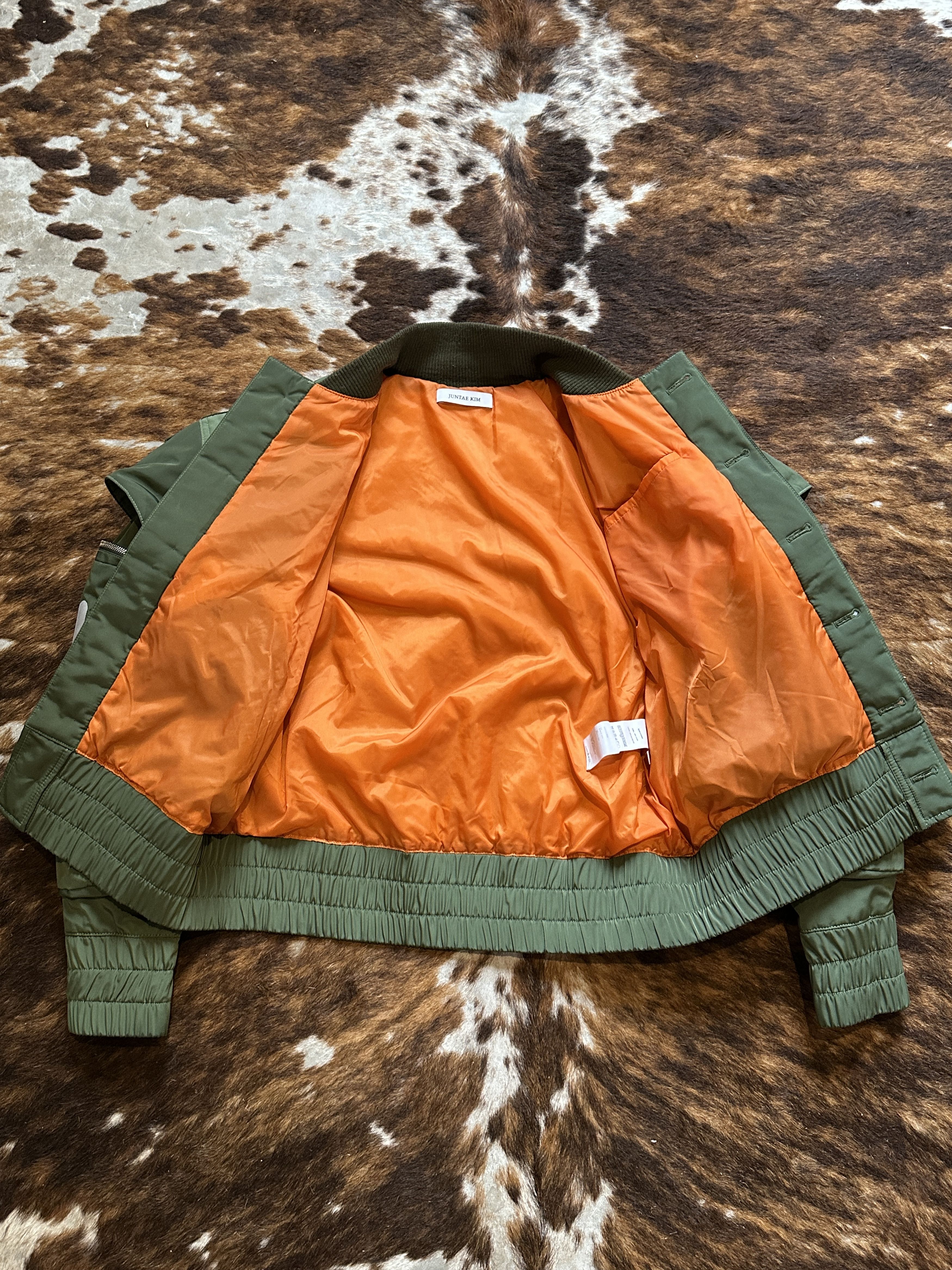 Juntae Kim Juntae Kim Khaki Flight Bomber Jacket 2023 [Garden Punk] Size US S / EU 44-46 / 1 - 5 Thumbnail