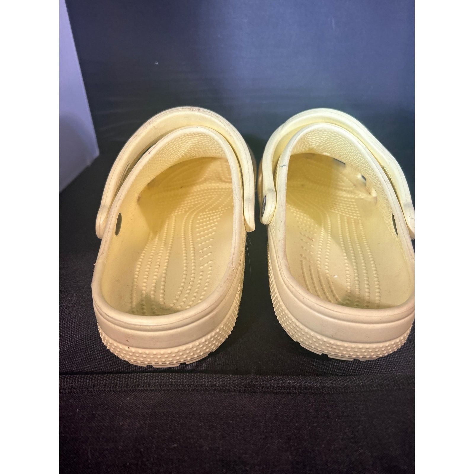 Crocs Crocs Classic Clog Sandal Yellow Comfort Mens 8 Womens 10 Size US 8 / EU 41 - 2 Thumbnail
