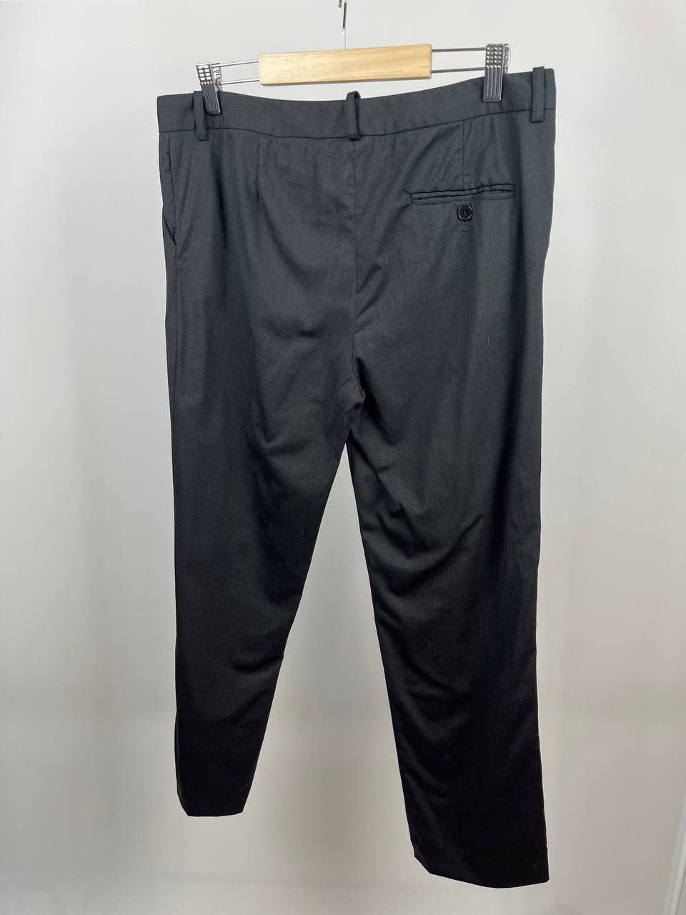 Jil Sander Jil Sander Navy Grey Virgin Wool Trousers Dress Pants Size 27" / US 4 / IT 40 - 2 Thumbnail