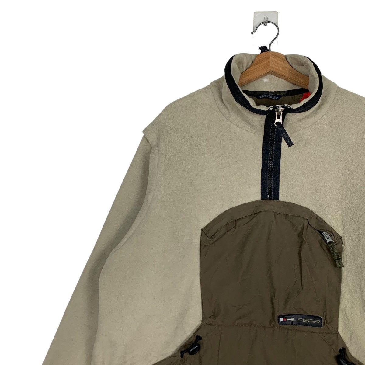 Tommy Hilfiger TOMMY HILFIGER Half Zip Turtle Neck Pullover Fleece #0032-C3 Size US L / EU 52-54 / 3 - 7 Thumbnail