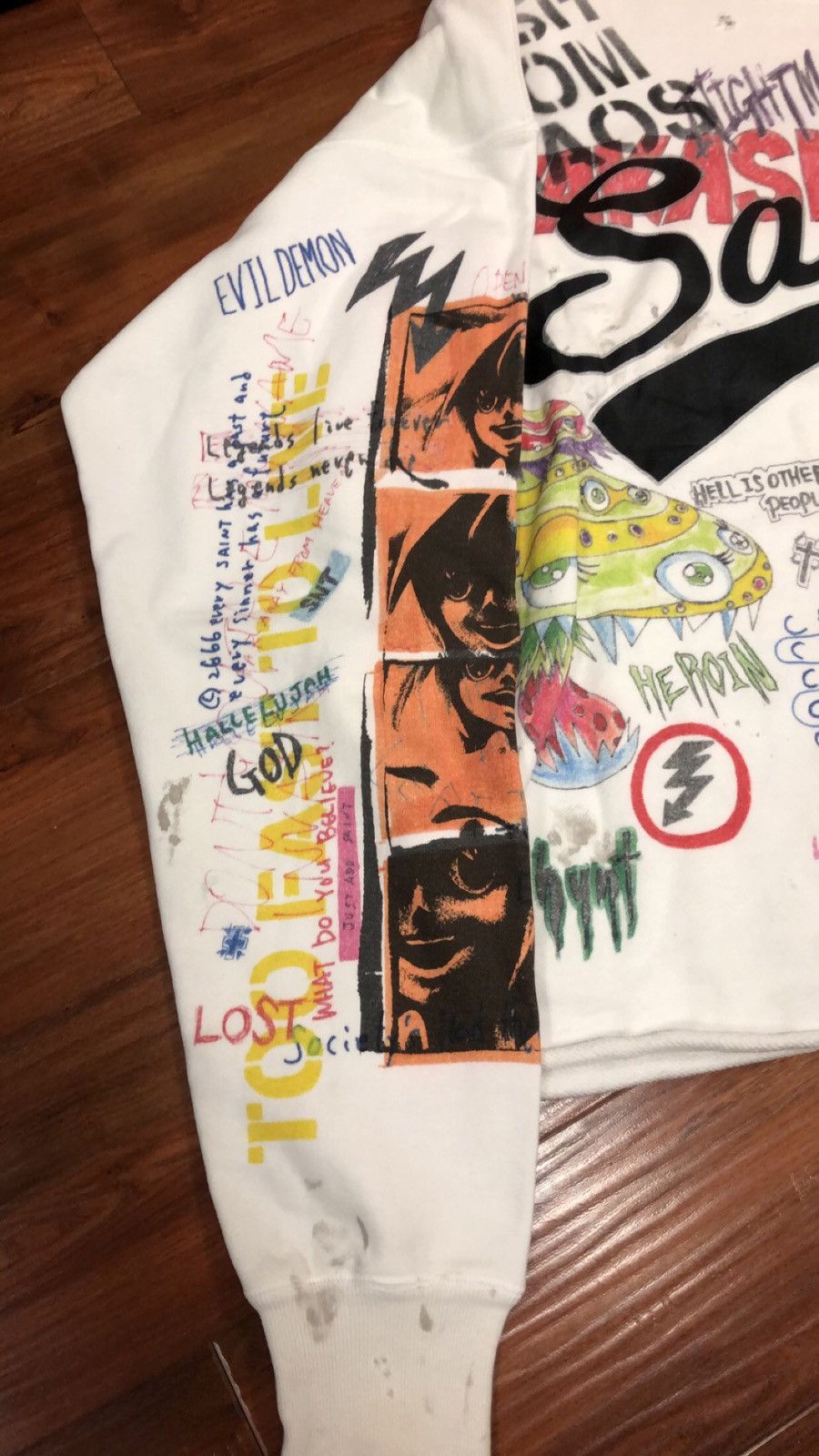 Saint Michael × Takashi Murakami Saint Michael x Takashi Murakami Hoodie XL Size US XL / EU 56 / 4 - 3 Thumbnail