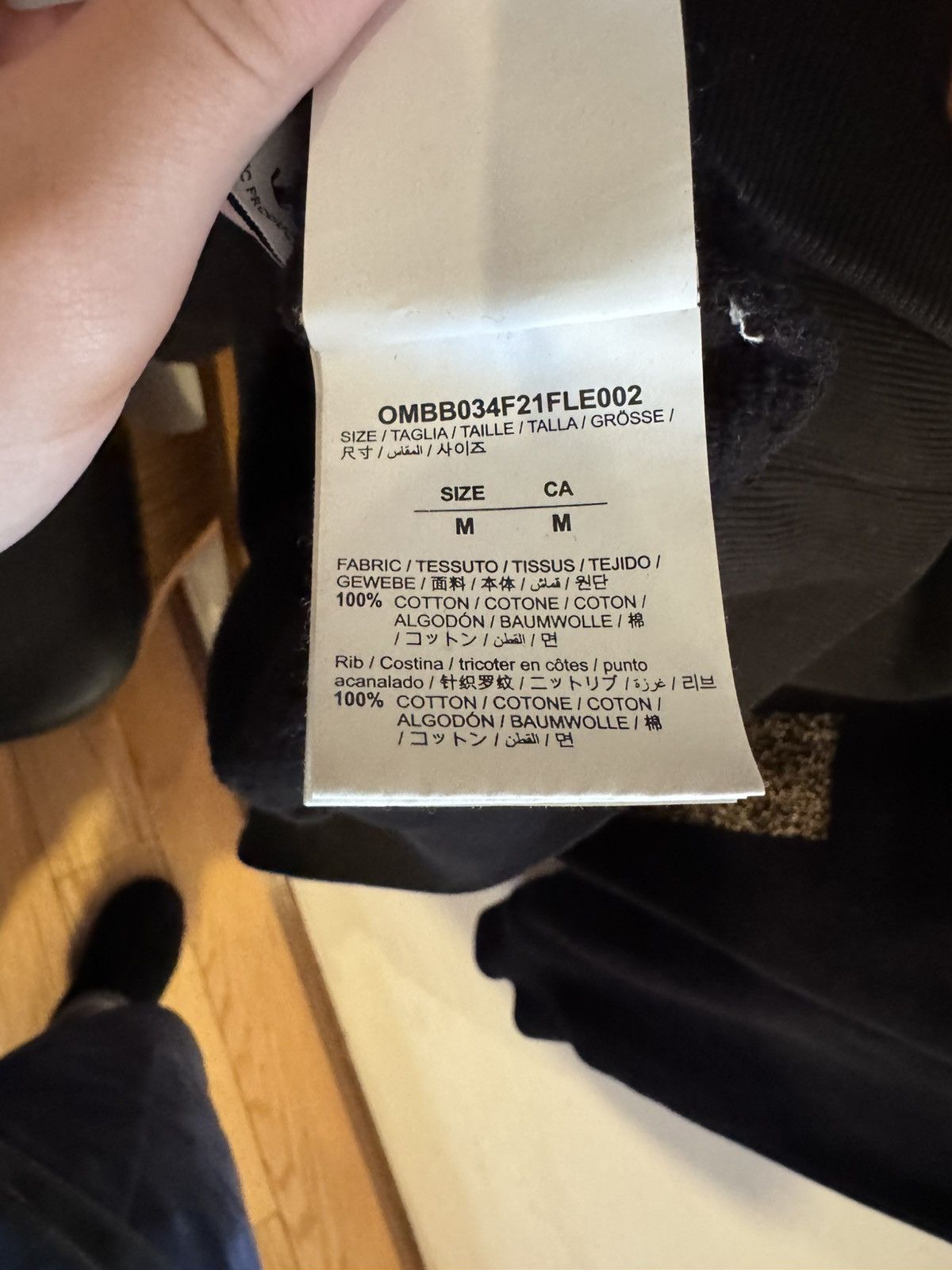 Off-White Off-White Black Hoodie Gradient Arrows Size US M / EU 48-50 / 2 - 6 Thumbnail
