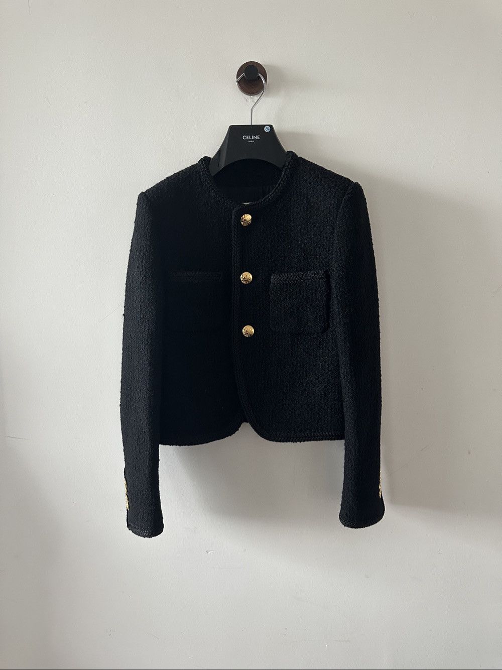 Celine Celine Wool Tweed Jacket Size 36 Size XS / US 0-2 / IT 36-38 - 1 Thumbnail