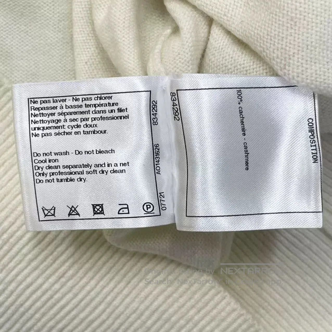 Chanel Chanel Cruise Collection Cashmere Sweater. Size L / US 10 / IT 46 - 6 Thumbnail