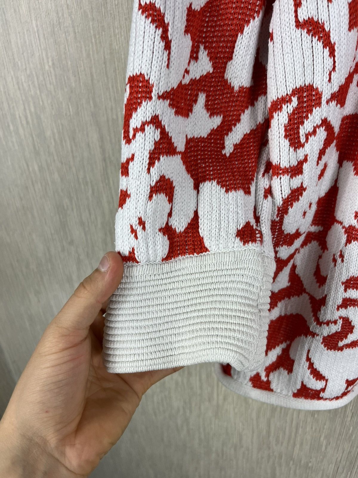 Givenchy Vintage Givenchy knitwear double-breasted floral cardigan Size M / US 6-8 / IT 42-44 - 10 Thumbnail