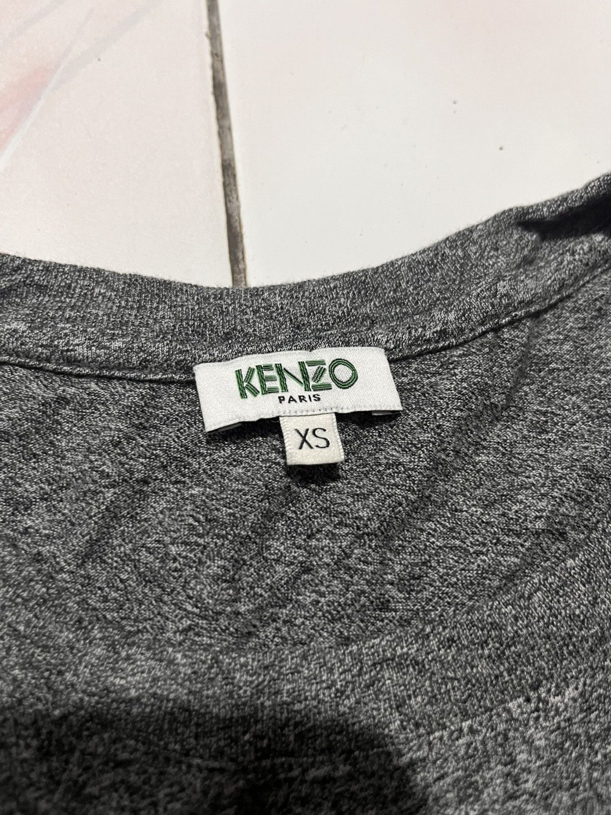 Kenzo Kenzo Grey Eye Printed T-Shirt Size XS / US 0-2 / IT 36-38 - 2 Thumbnail