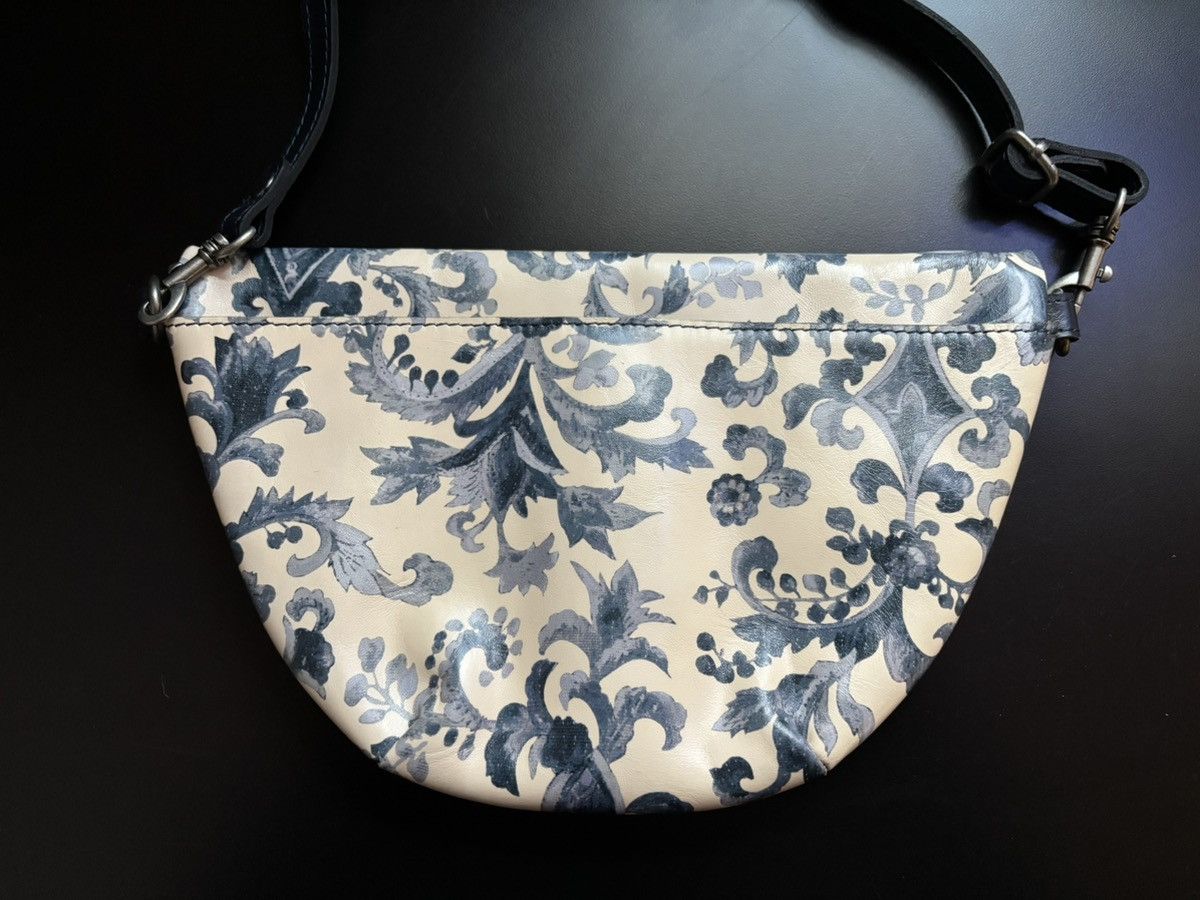 Patricia Nash Patricia Nash Renaissance Revival Blue Leather Belt Bag Size ONE SIZE - 2 Thumbnail