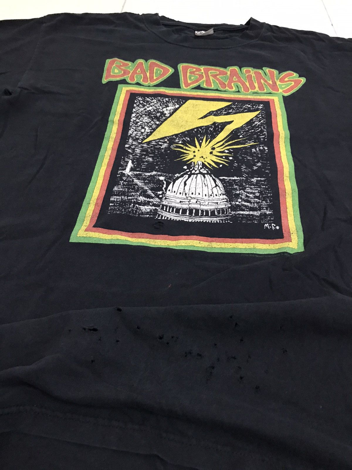 Band Tees Vintage BAD BRAINS Faded Shirt Size US XL / EU 56 / 4 - 9 Thumbnail
