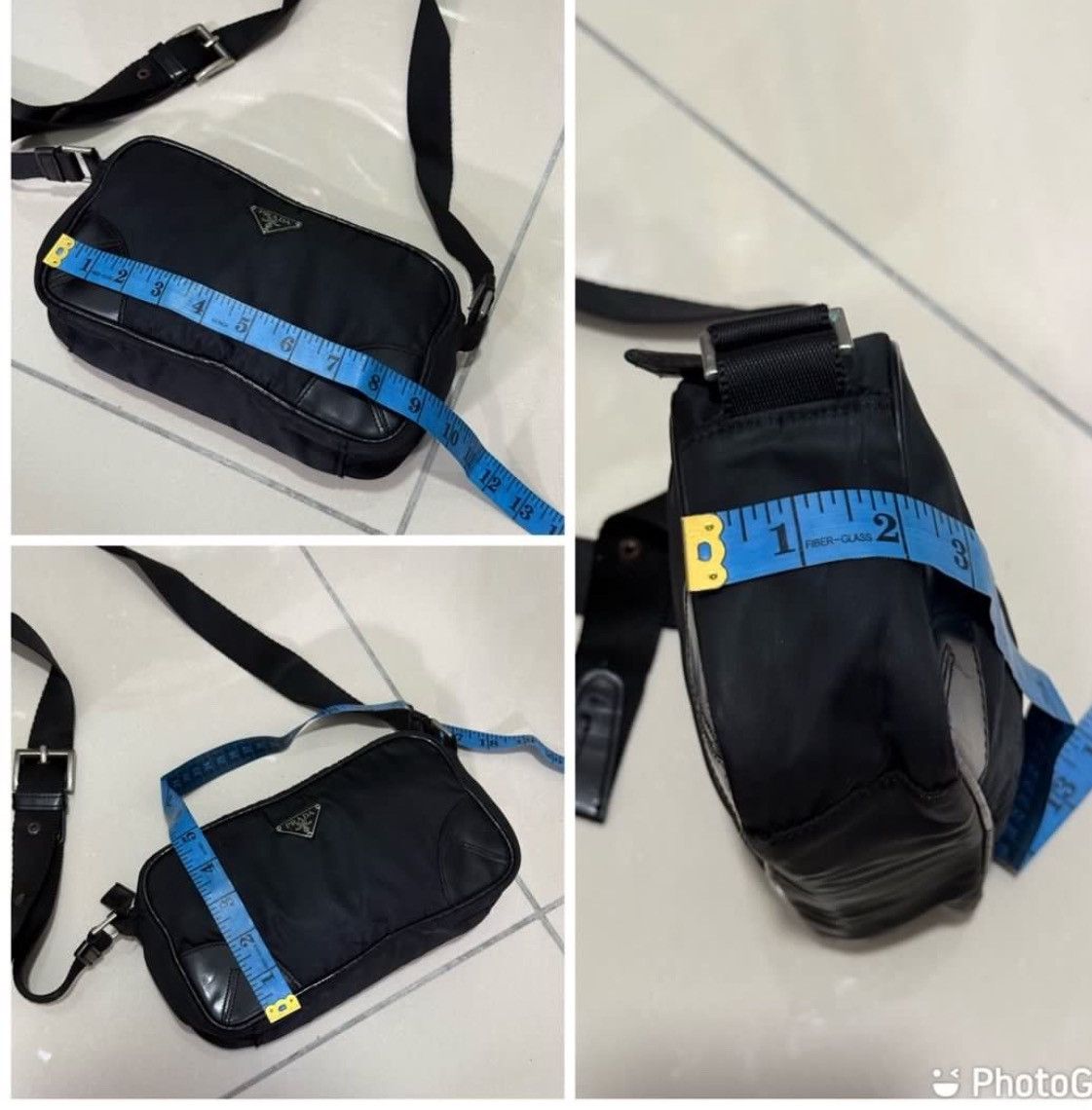 Prada Authentic PRADA Nylon Crossbody Camera Bag Size ONE SIZE - 14 Thumbnail