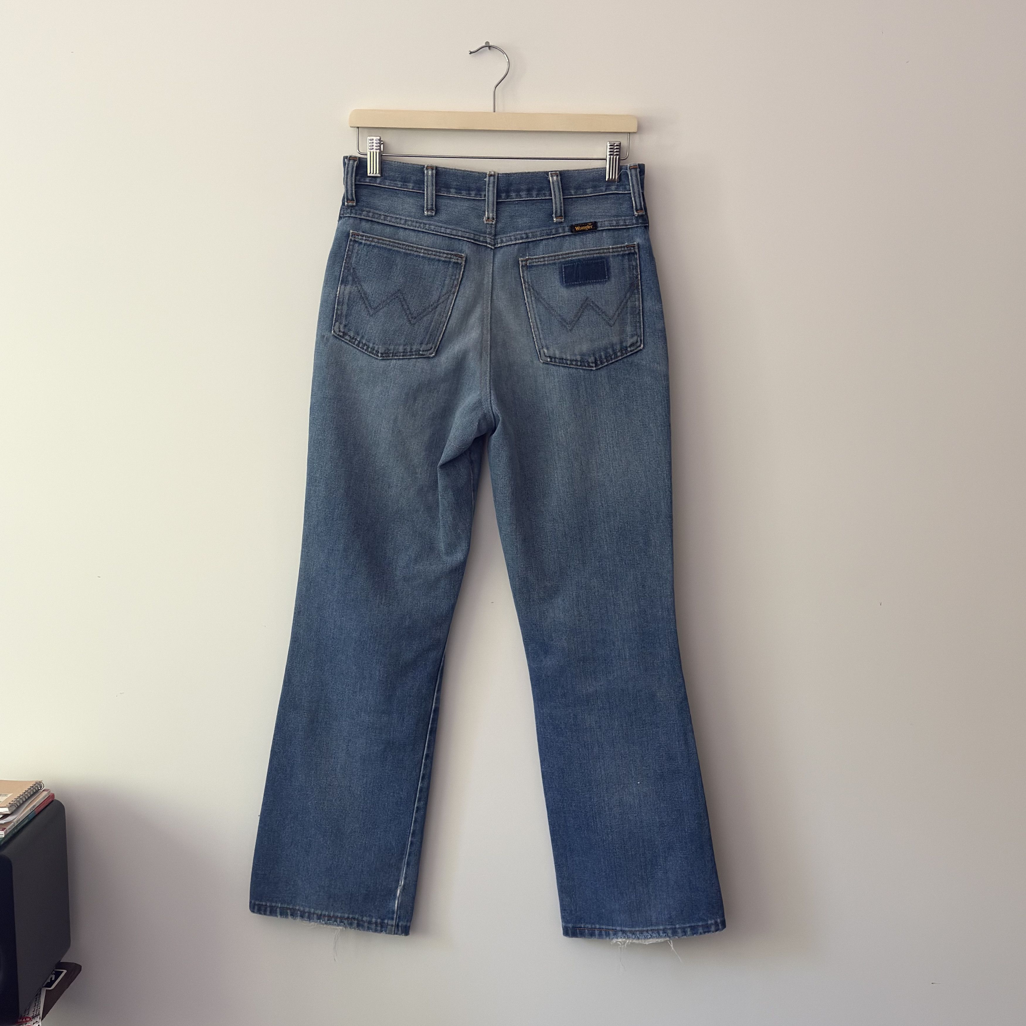 Vintage Wrangler flares - vintage faded Size US 30 / EU 46 - 4 Thumbnail