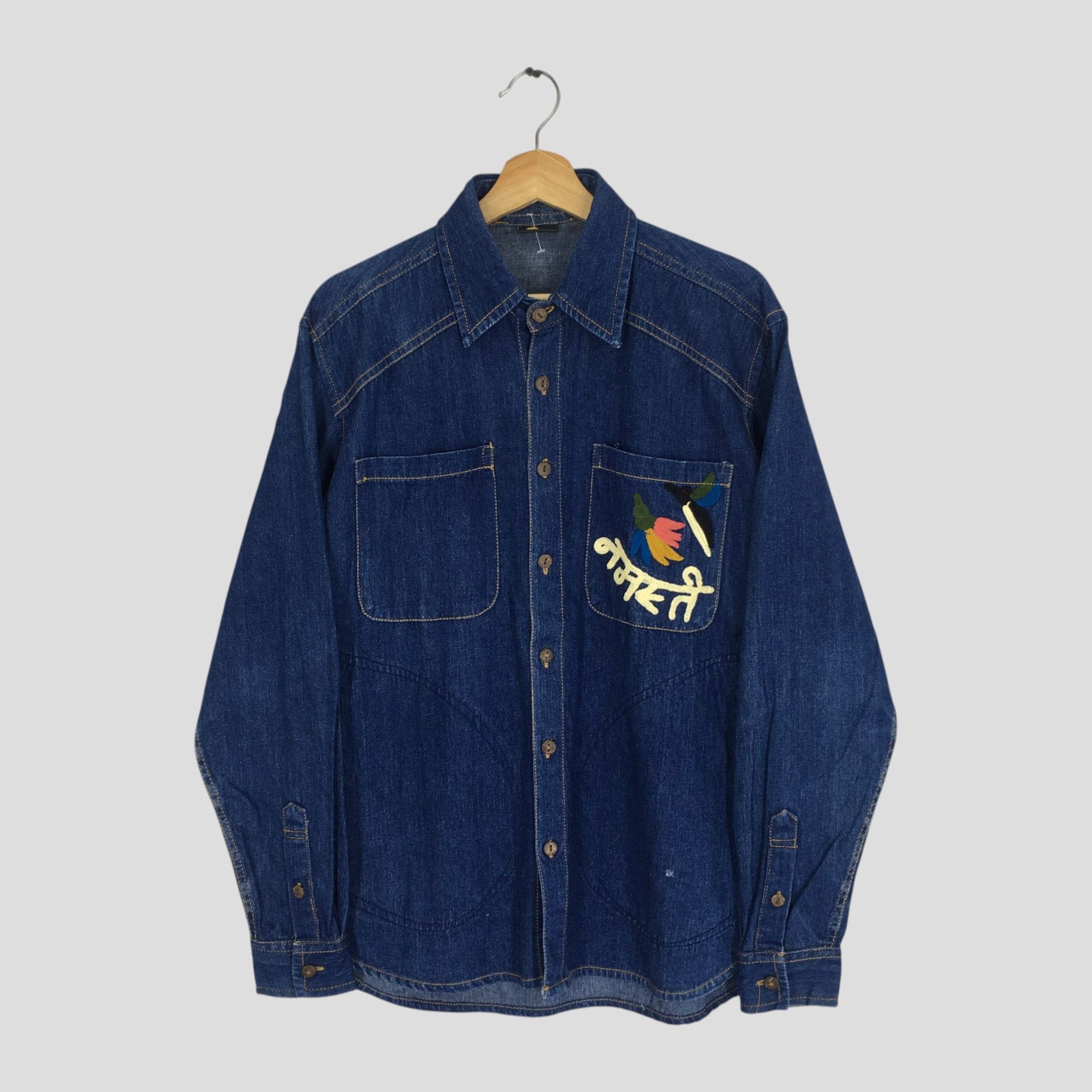 Carmina vintage carmina blue oxfords button downs -1453 Size US S / EU 44-46 / 1 - 1 Thumbnail