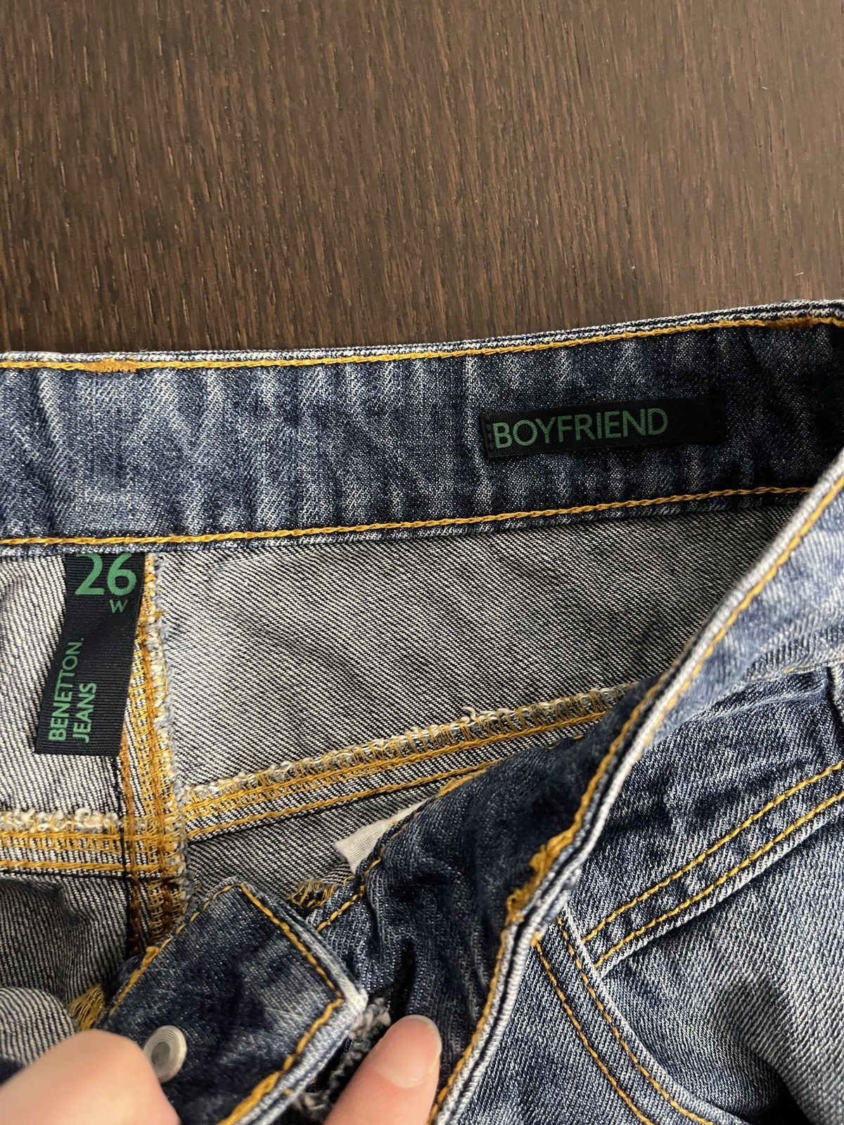 Benetton Benetton blue denim boyfriend jeans Size 26" / US 2 / IT 38 - 3 Thumbnail