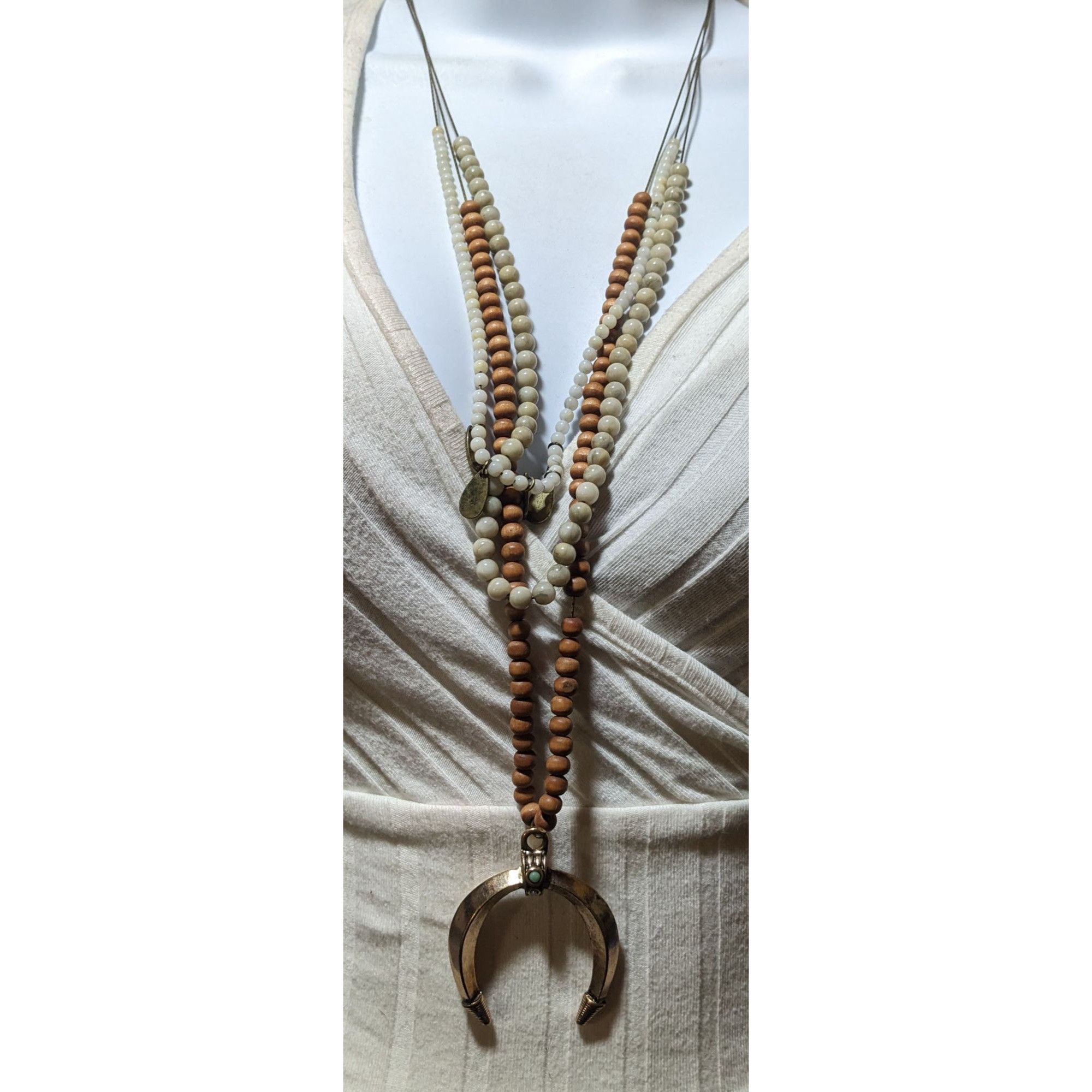 Other Bohemian Multilayer Gold Crescent Necklace Size ONE SIZE - 6 Thumbnail