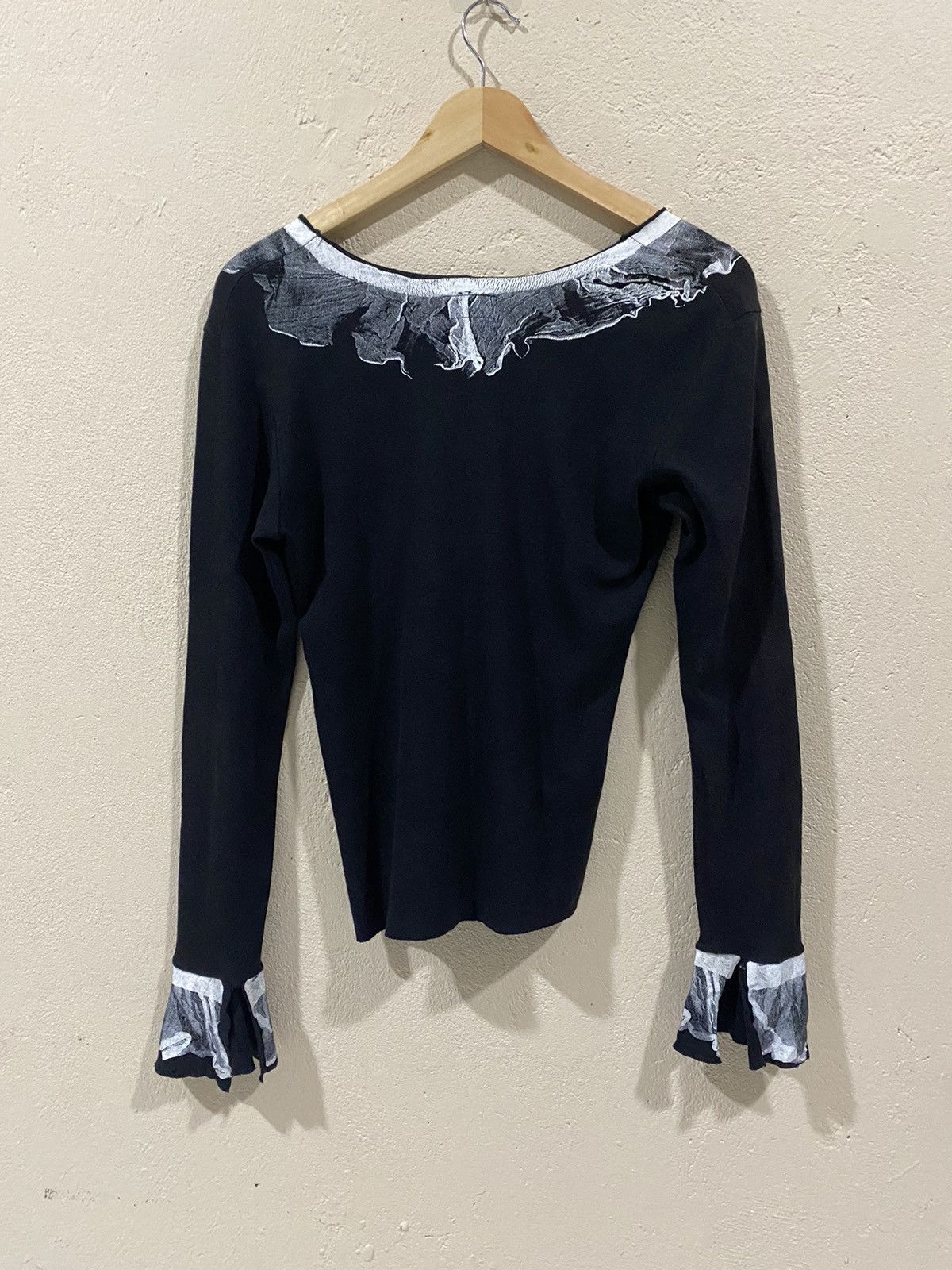 agnes b. Agnes B Abstract Long Sleeves Size S / US 4 / IT 40 - 2 Thumbnail