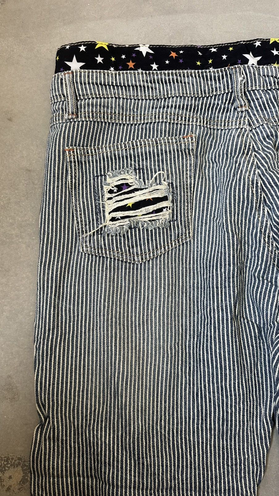 Japanese Brand JAPAN HICKORY DISTRESSED PANT Size US 34 / EU 50 - 14 Thumbnail