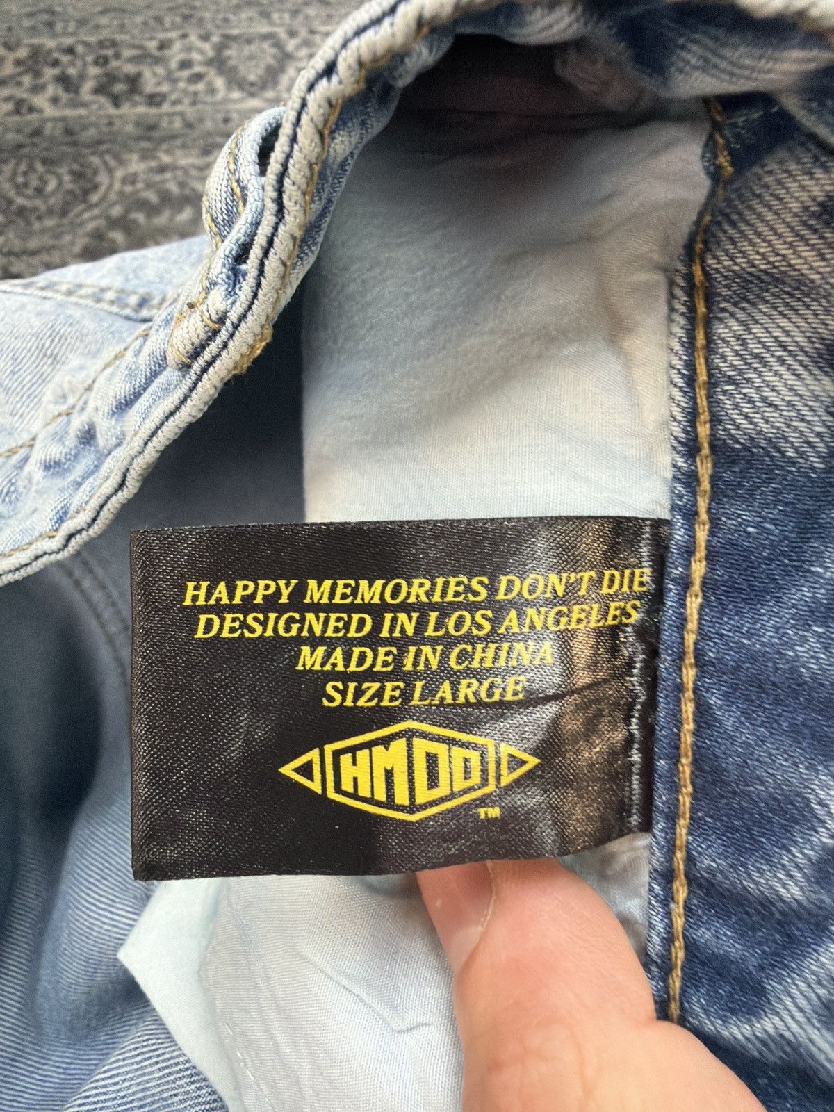 HMDD Hmdd og denim jeans blue Size US 34 / EU 50 - 3 Thumbnail