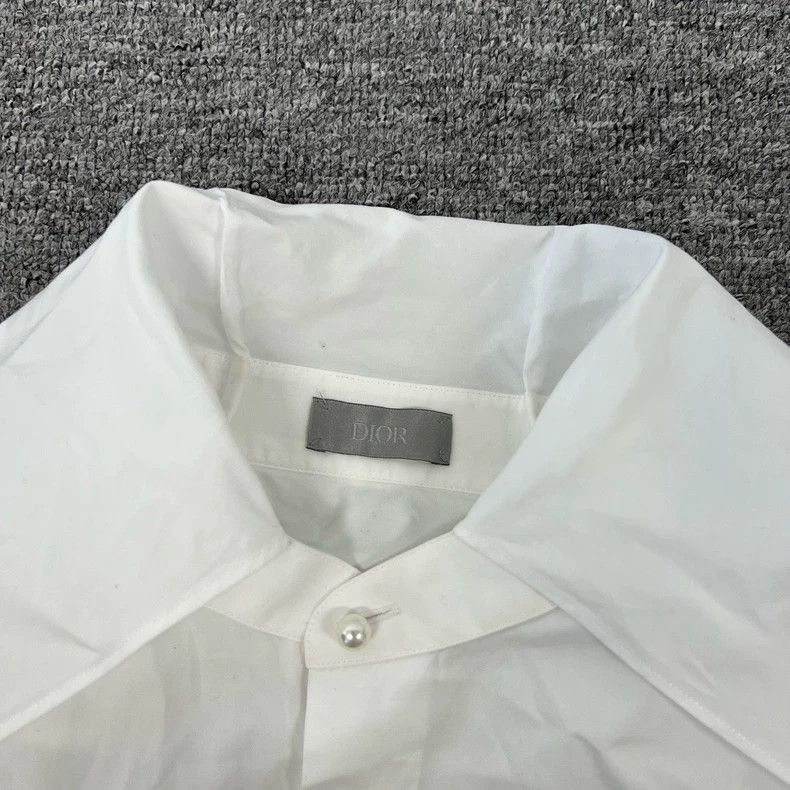 Dior Pearl Button Long Sleeve Shirt-2506